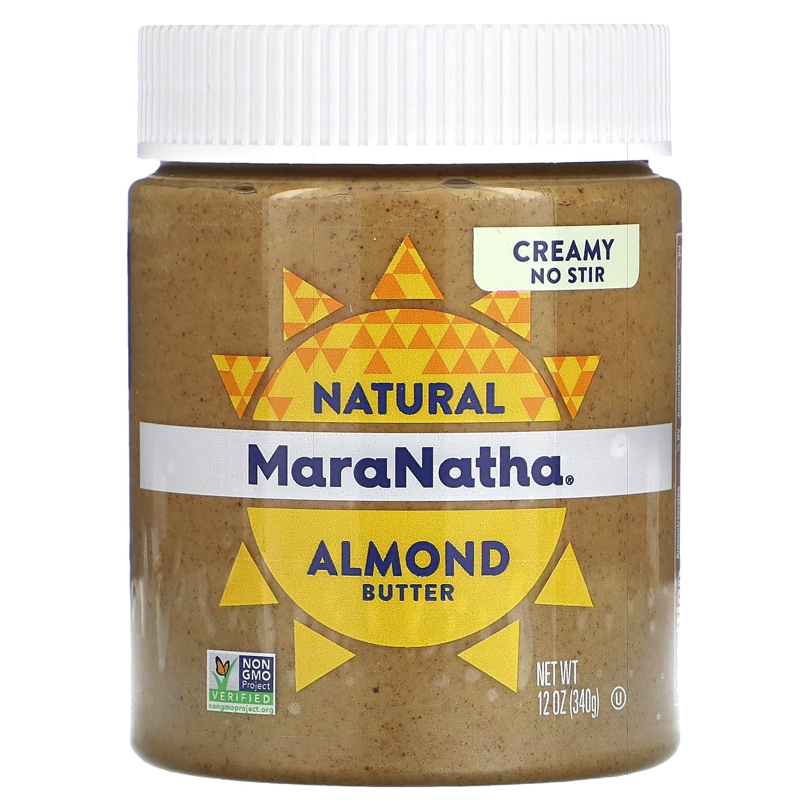 MaraNatha, Natural Almond Butter, Creamy, 12 oz (340 g) - B0050IETUE