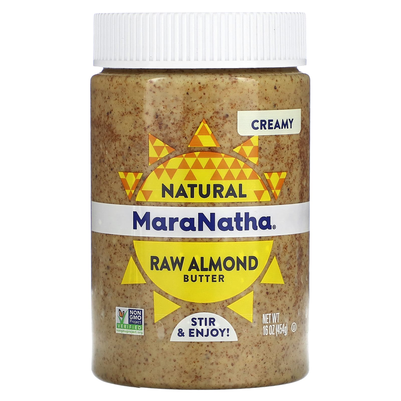 MaraNatha, Natural Raw Almond Butter, Creamy, 16 oz (454 g) - B0046IIIMO