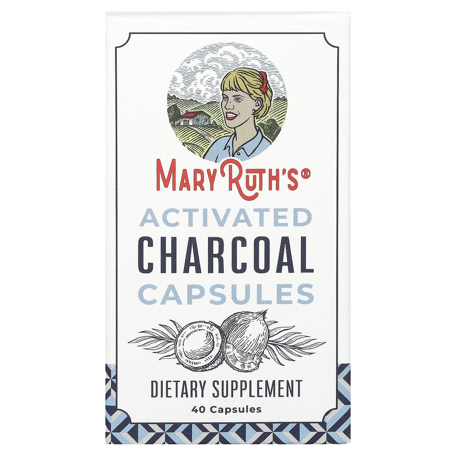 MaryRuth's, Activated Charcoal Capsules, 40 Capsules - B087SJ5H8Q