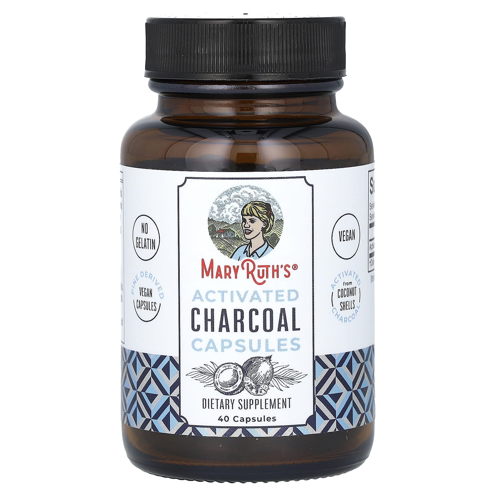 MaryRuth's, Charcoal Capsules, 40 Capsules - B087SJ5H8Q