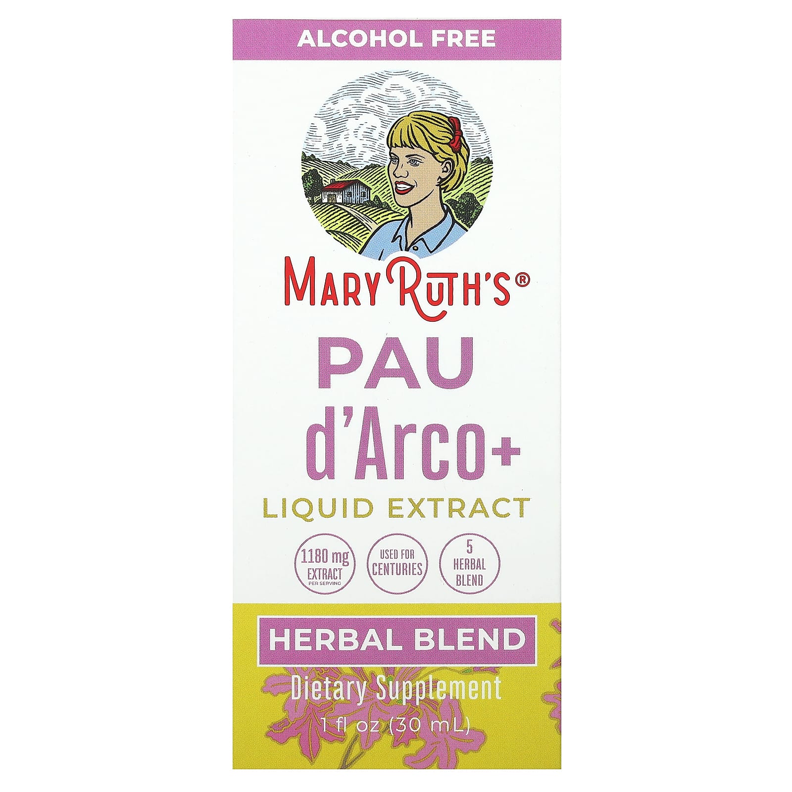 MaryRuth's, Pau d'Arco + Liquid Extract, Alcohol Free, 1 fl oz (30 ml) - B084Q96W1C