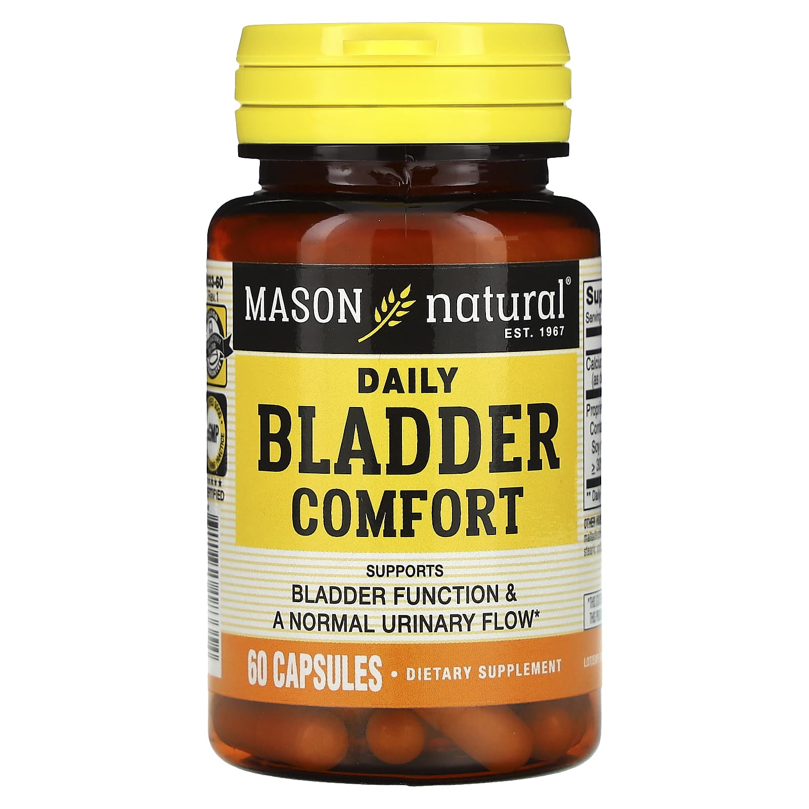 Mason Natural, Daily Bladder Comfort, 60 Capsules - B0D186WN8G