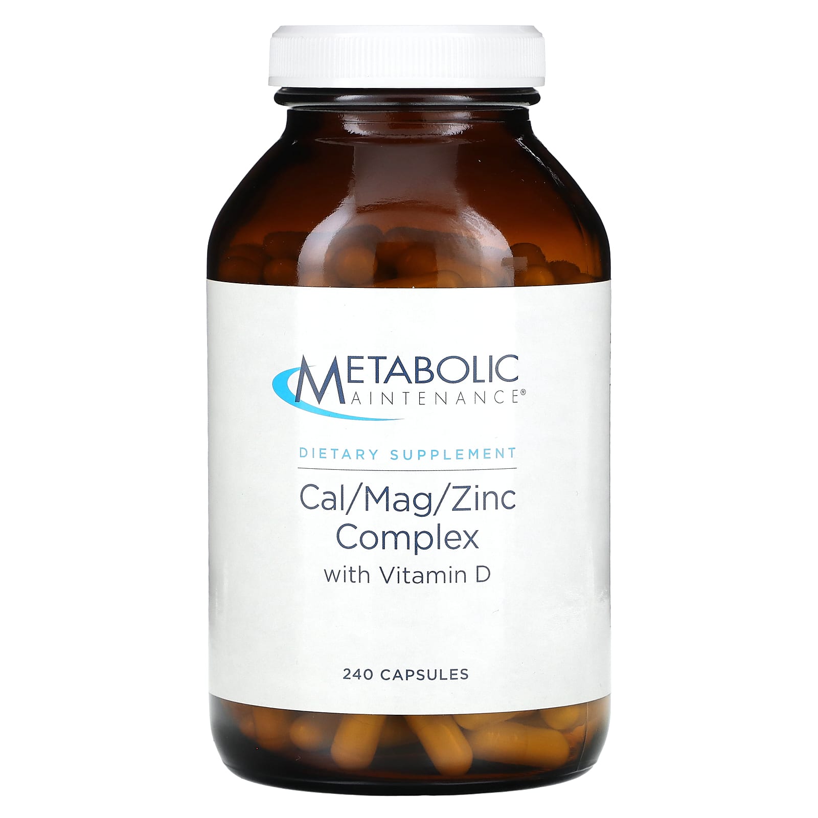 Metabolic Maintenance, Cal/Mag/Zinc Complex with Vitamin D, 240 Capsules - B002H08792
