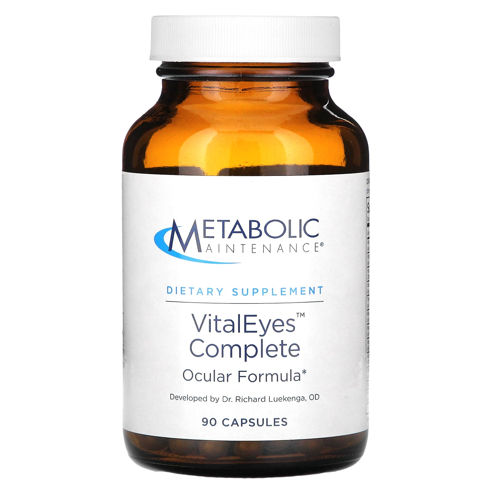 Metabolic Maintenance, Vital Eyes Complete, Ocular Formula, 90 Capsules - B000NBWNI8