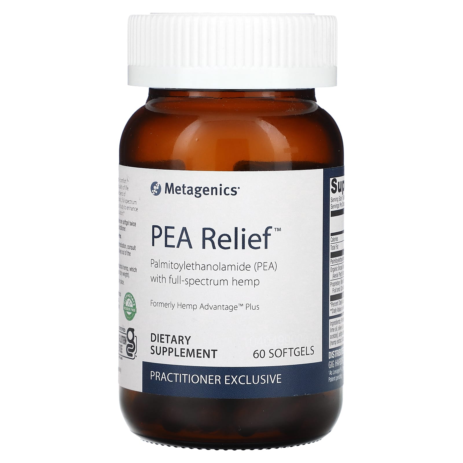 Metagenics, PEA Relief, 60 Softgels - 