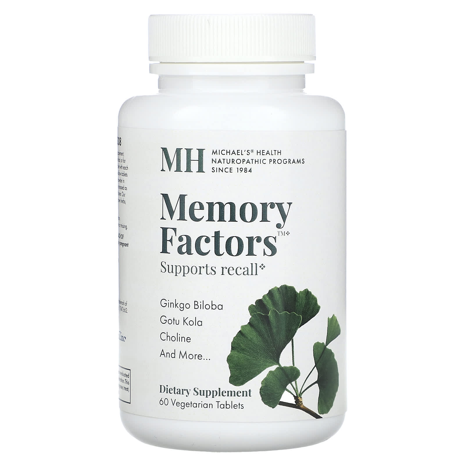 Michael's Naturopathic, Memory Factors, 60 Vegetarian Tablets - B000Z949CQ