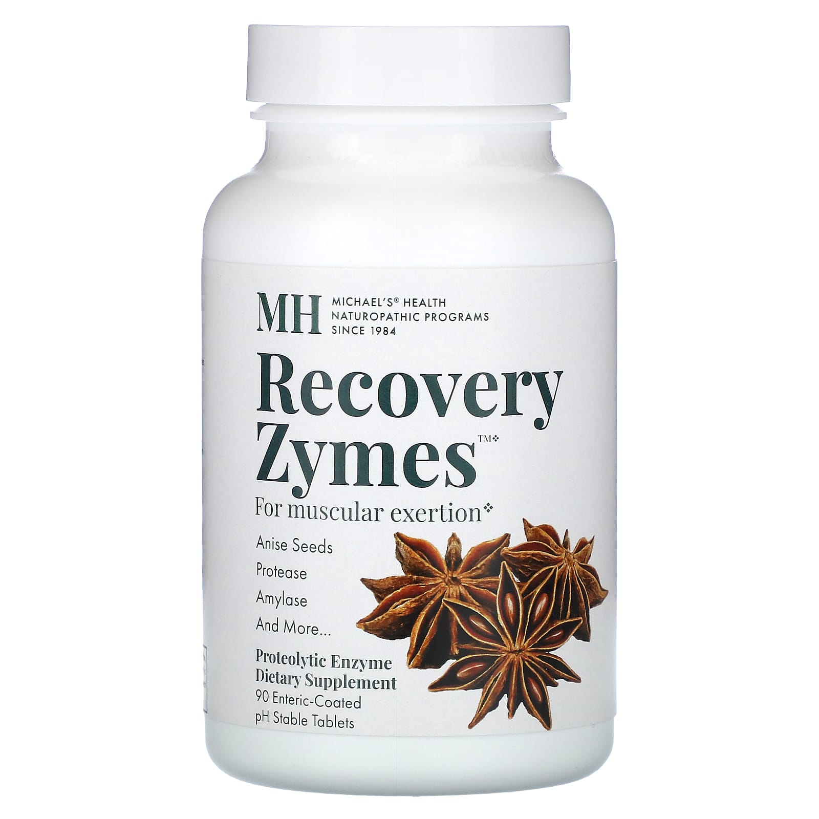 Michael's Naturopathic, Recovery Zymes, 90 Enteric-Coated pH Stable Tablets - B000CEOK0U
