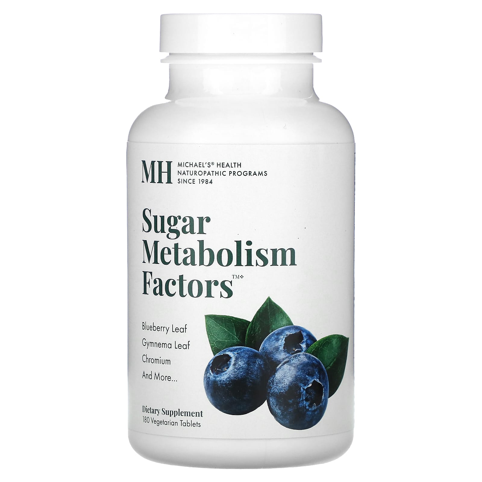 Michael's Naturopathic, Sugar Metabolism Factors, 180 Vegetarian Tablets - B000CEMJ44