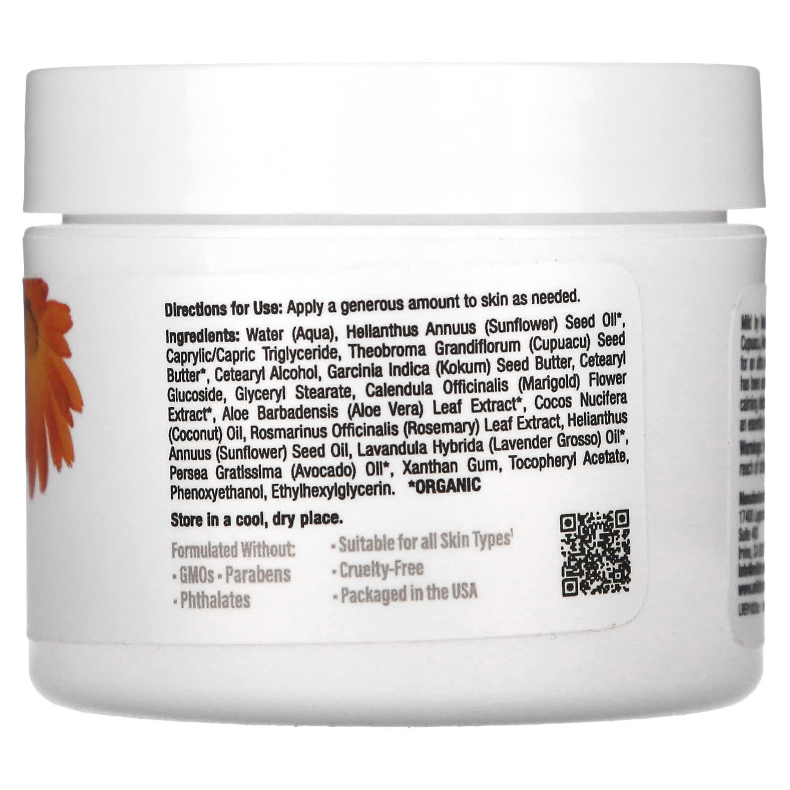 Mild By Nature, Calendula Cream, 2 oz (56 g) - B081P1T3NH