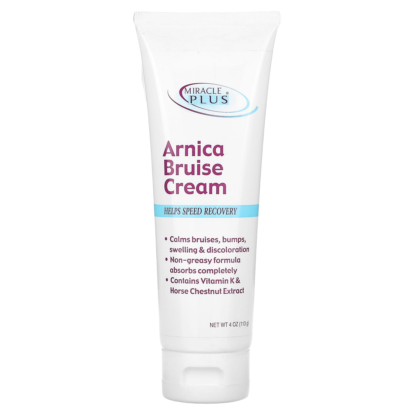 Miracle Plus, Arnica Bruise Cream, 4 oz (113 g) - B002XO9JMG