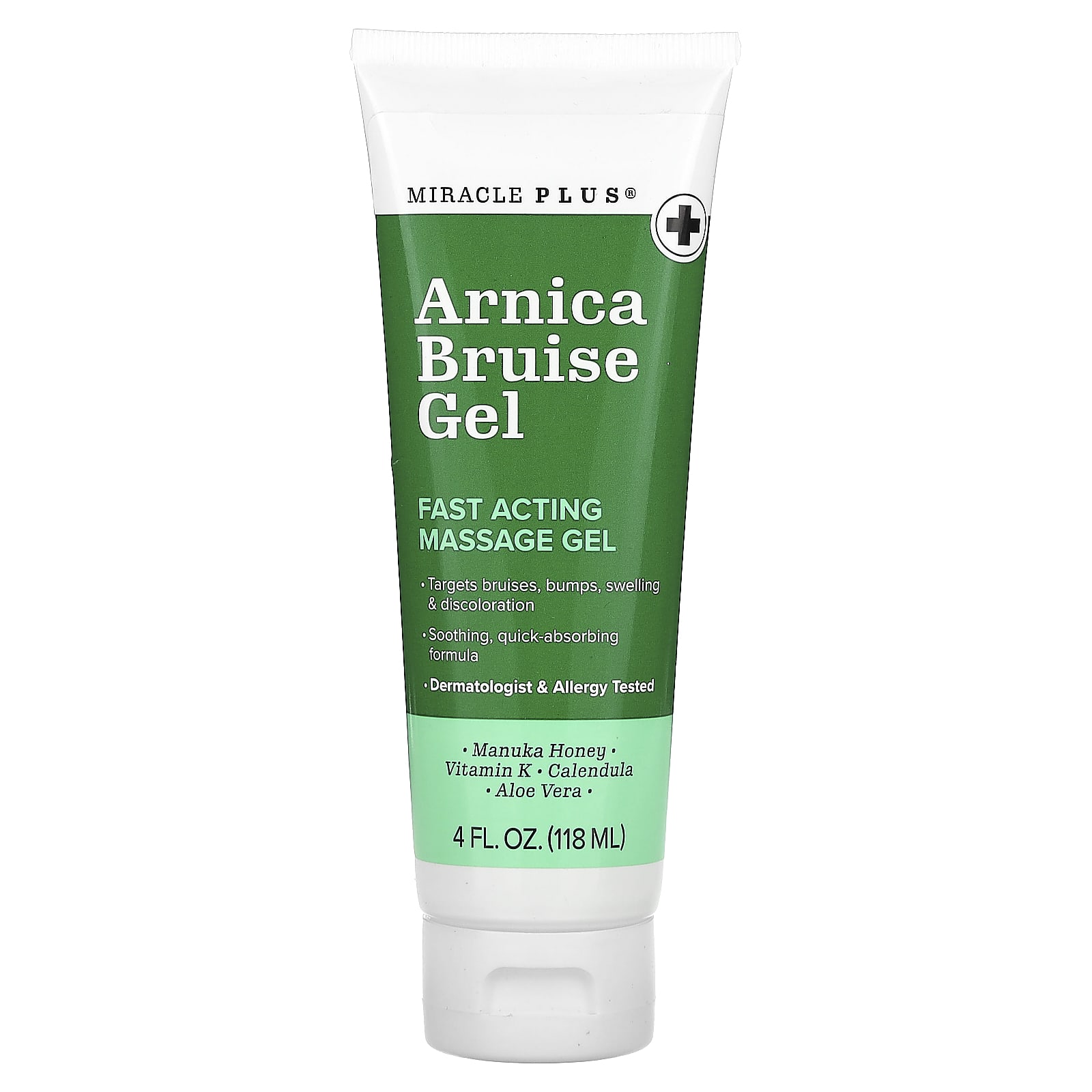 Miracle Plus, Arnica Bruise Gel, 4 fl oz (118 ml) - B07F96Z4KK