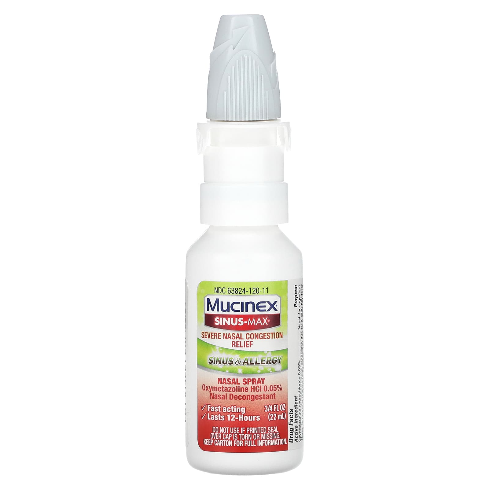 Mucinex, Sinus-Max, Severe Nasal Congestion Relief, 0.75 fl oz (22 ml) - B07R7XLKMZ