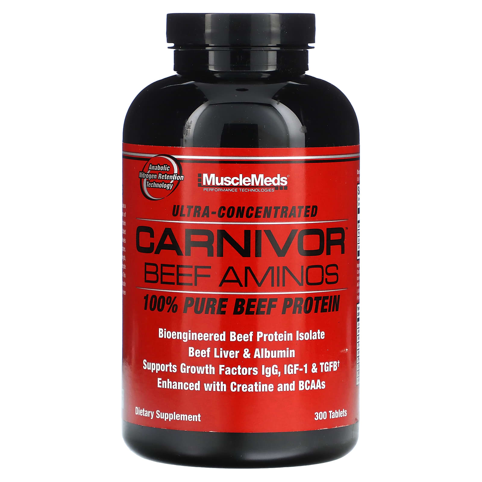 MuscleMeds, Carnivor Beef Aminos, 100% Pure Beef Protein, 300 Tablets - B008M9SDN2