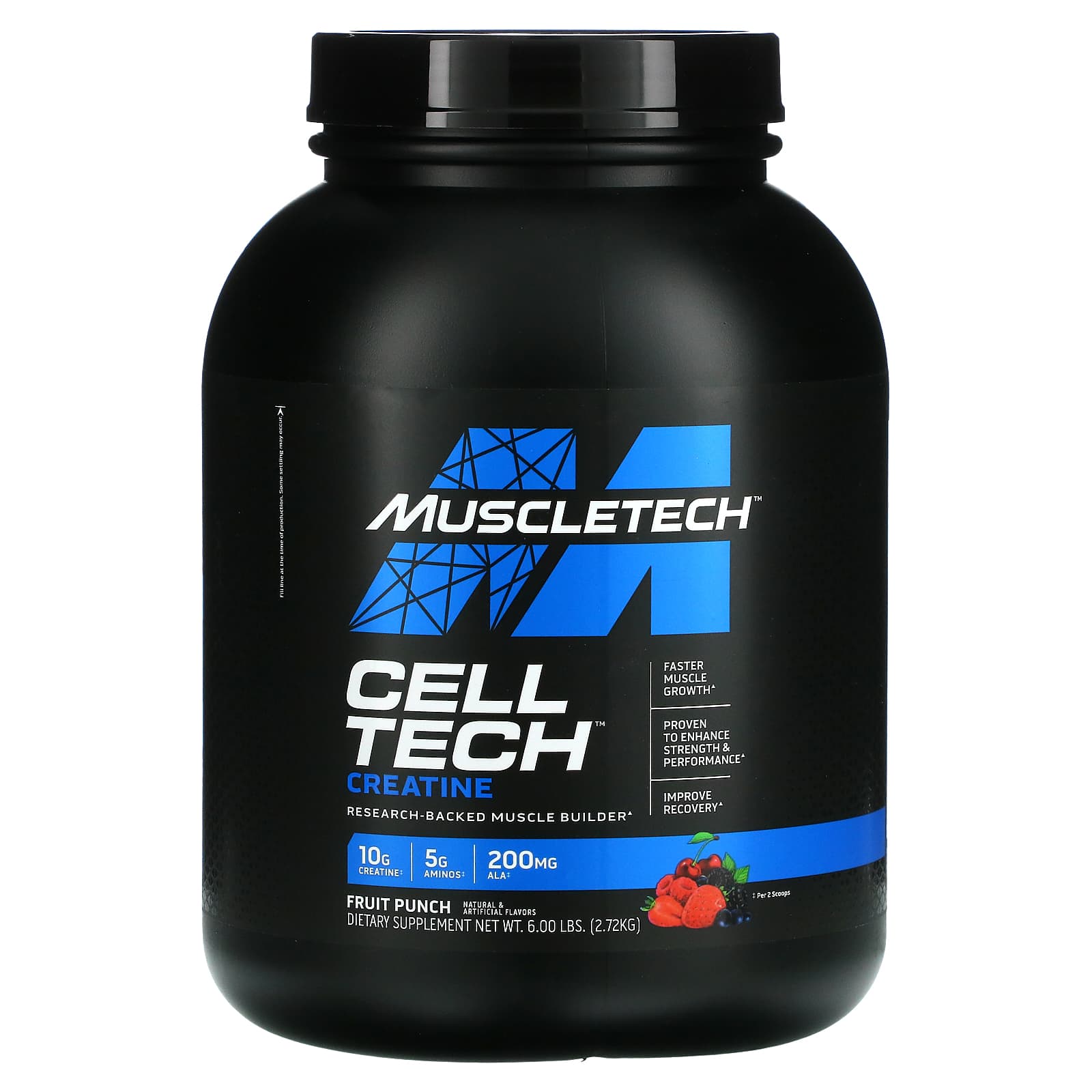 MuscleTech, Cell-Tech™ Creatine, Fruit Punch, 6 lb (2.72 kg) - B008LQT7UO