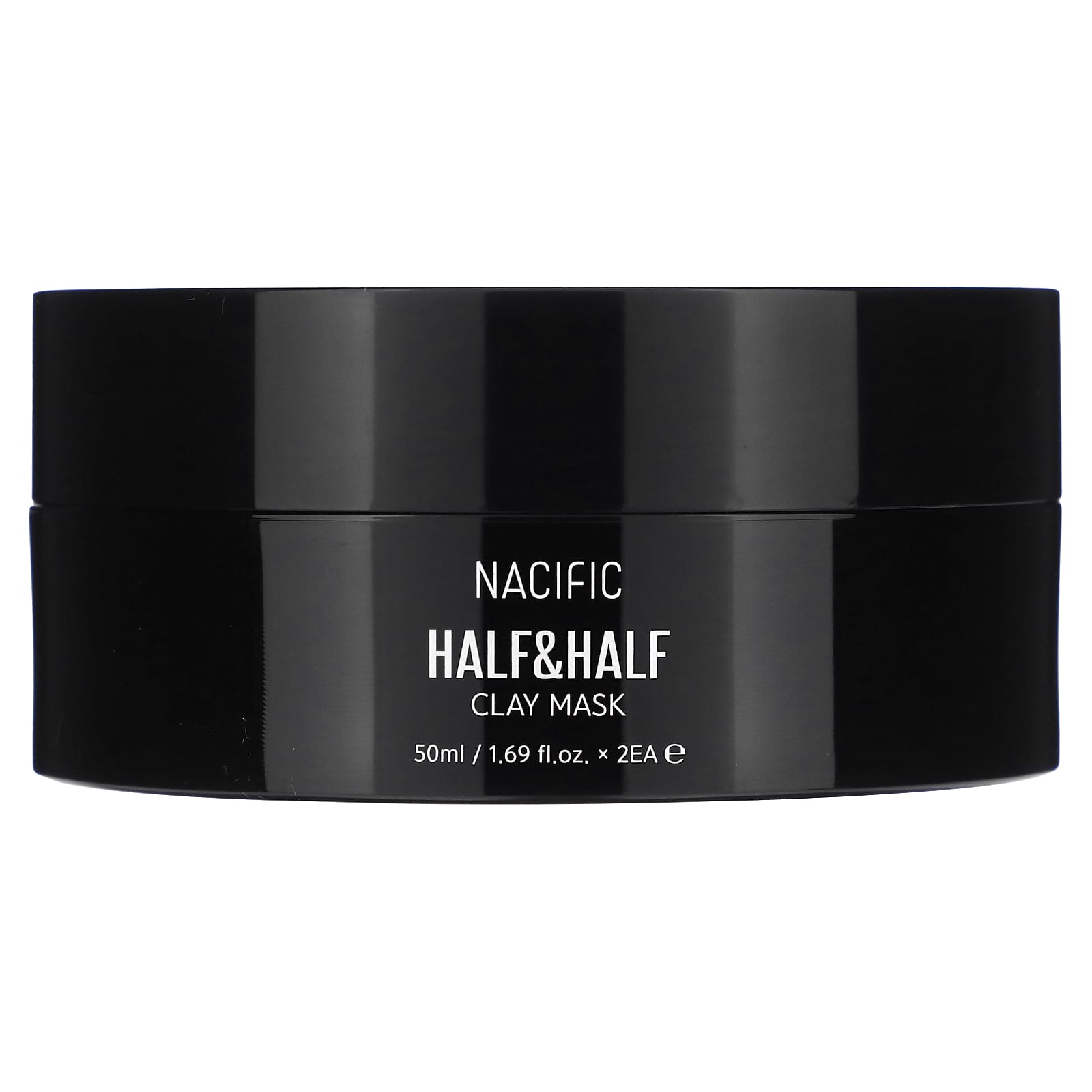 Nacific, Half & Half, Clay Beauty Mask, 2 Clay Masks, 1.69 fl oz (50 ml) Each - 
