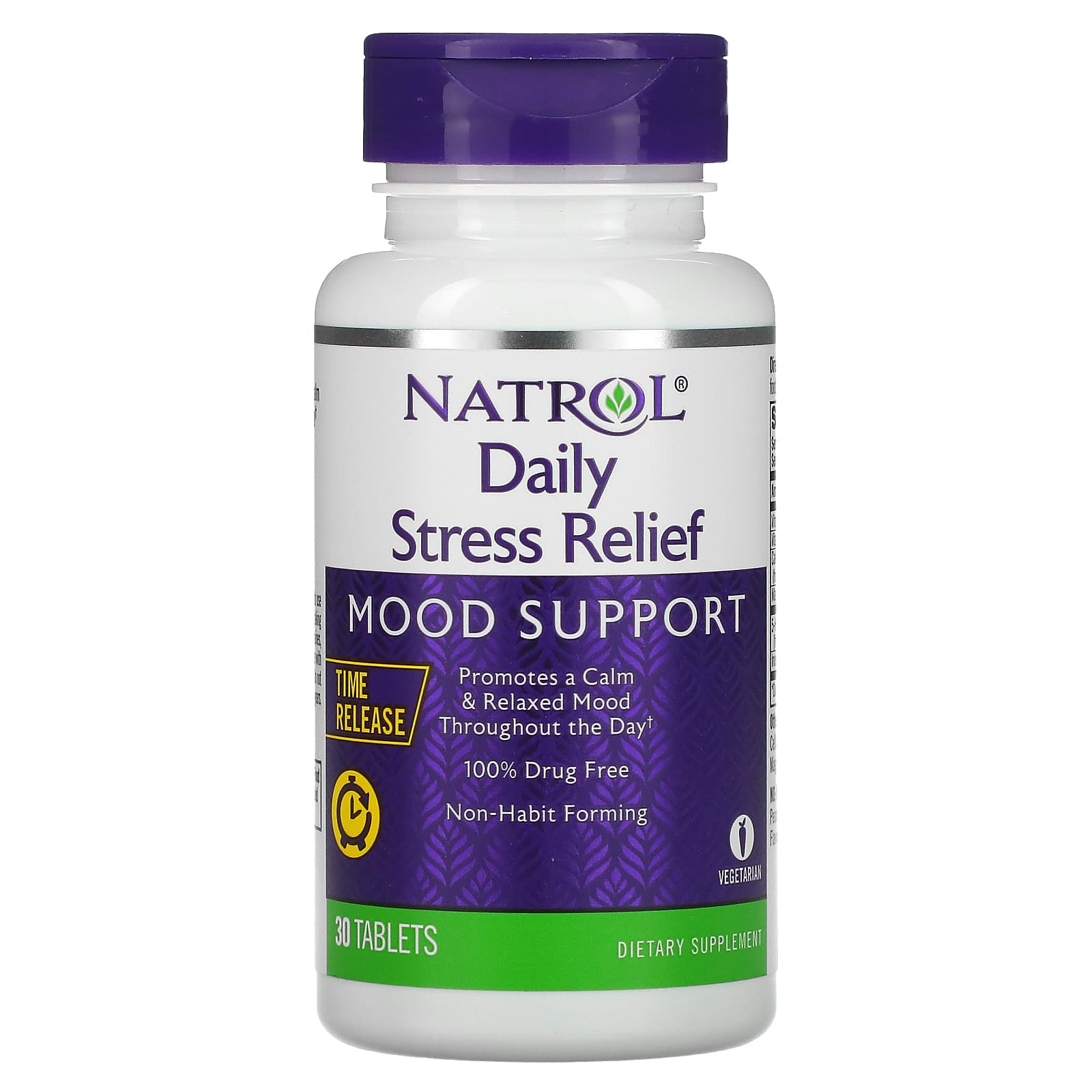 Natrol, Daily Stress Relief, Time Release, 30 Tablets - B079T4PY7K