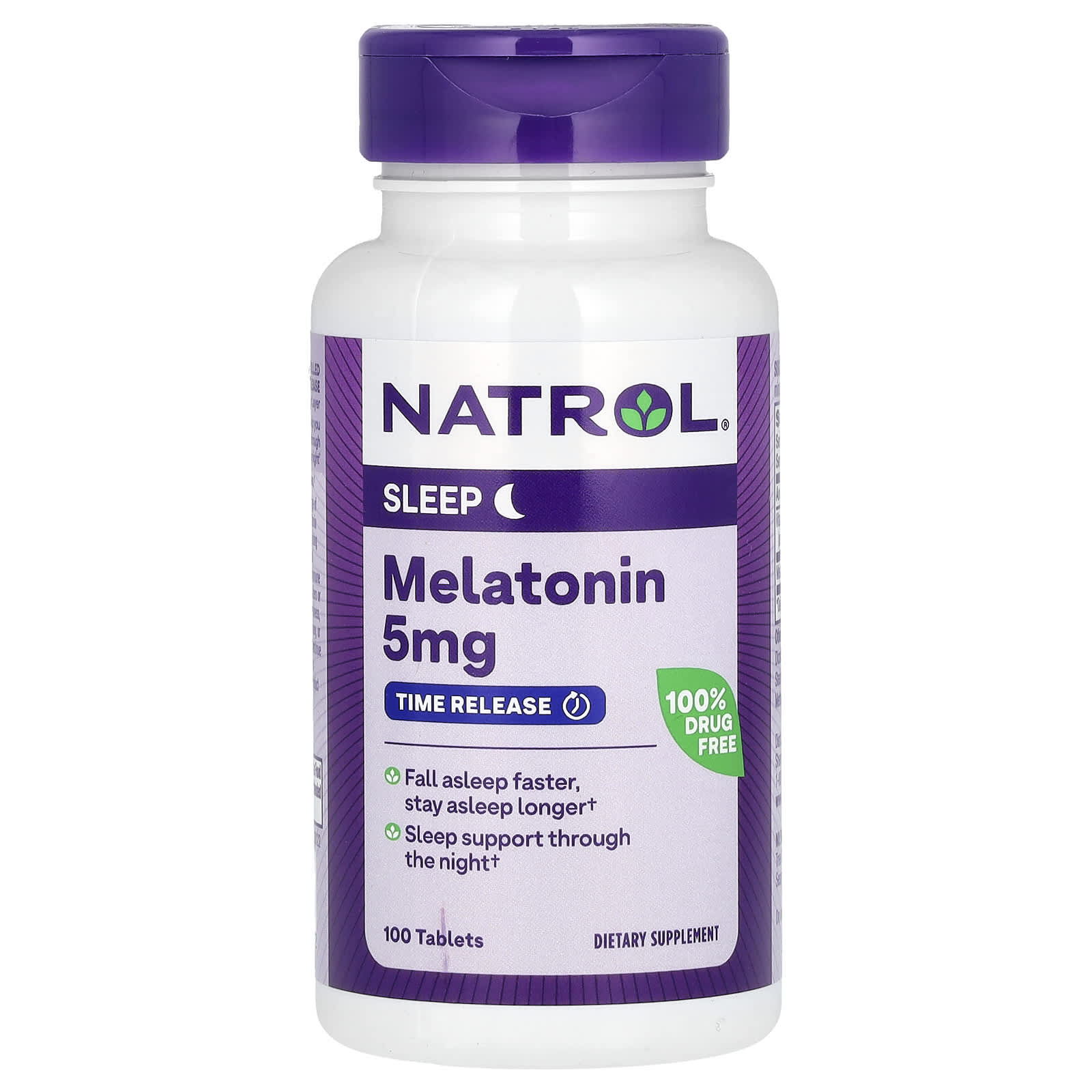 Natrol, Melatonin, Time Release, 5 mg, 100 Tablets - B001E0WOKE
