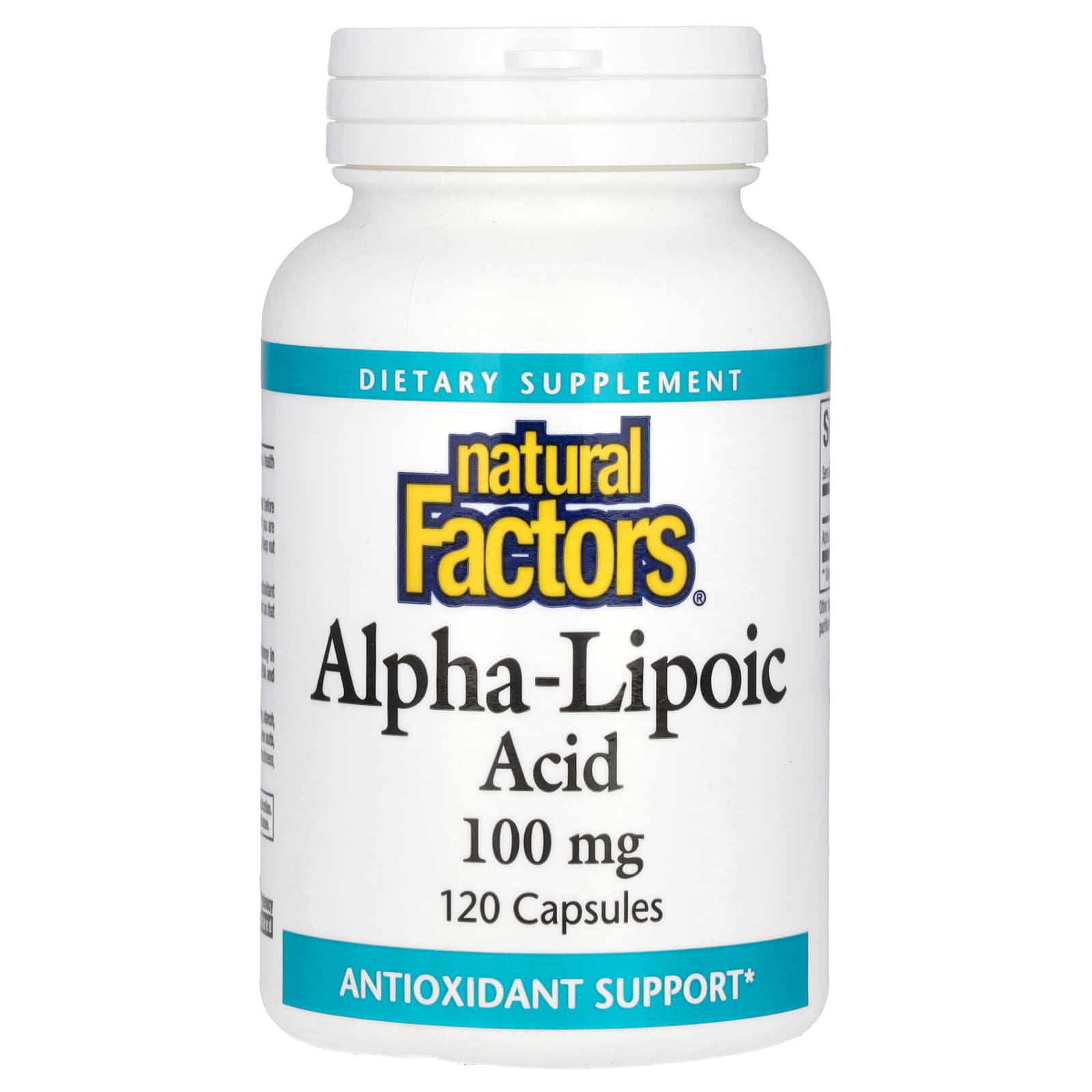 Natural Factors, Alpha-Lipoic Acid, 100 mg, 120 Capsules - B005P0N49Y