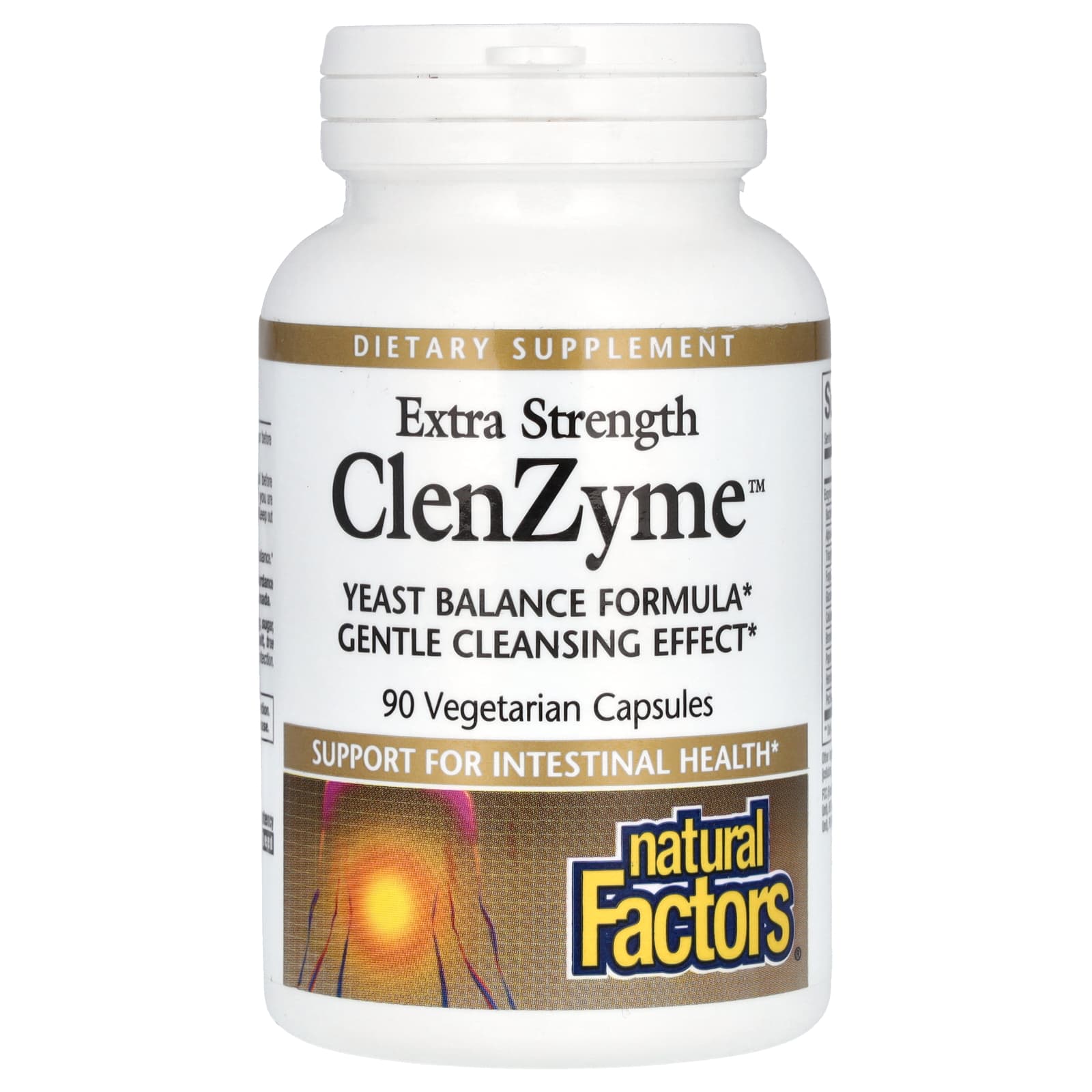 Natural Factors, ClenZyme, Extra Strength, 90 Vegetarian Capsules - B07L1C4JDQ