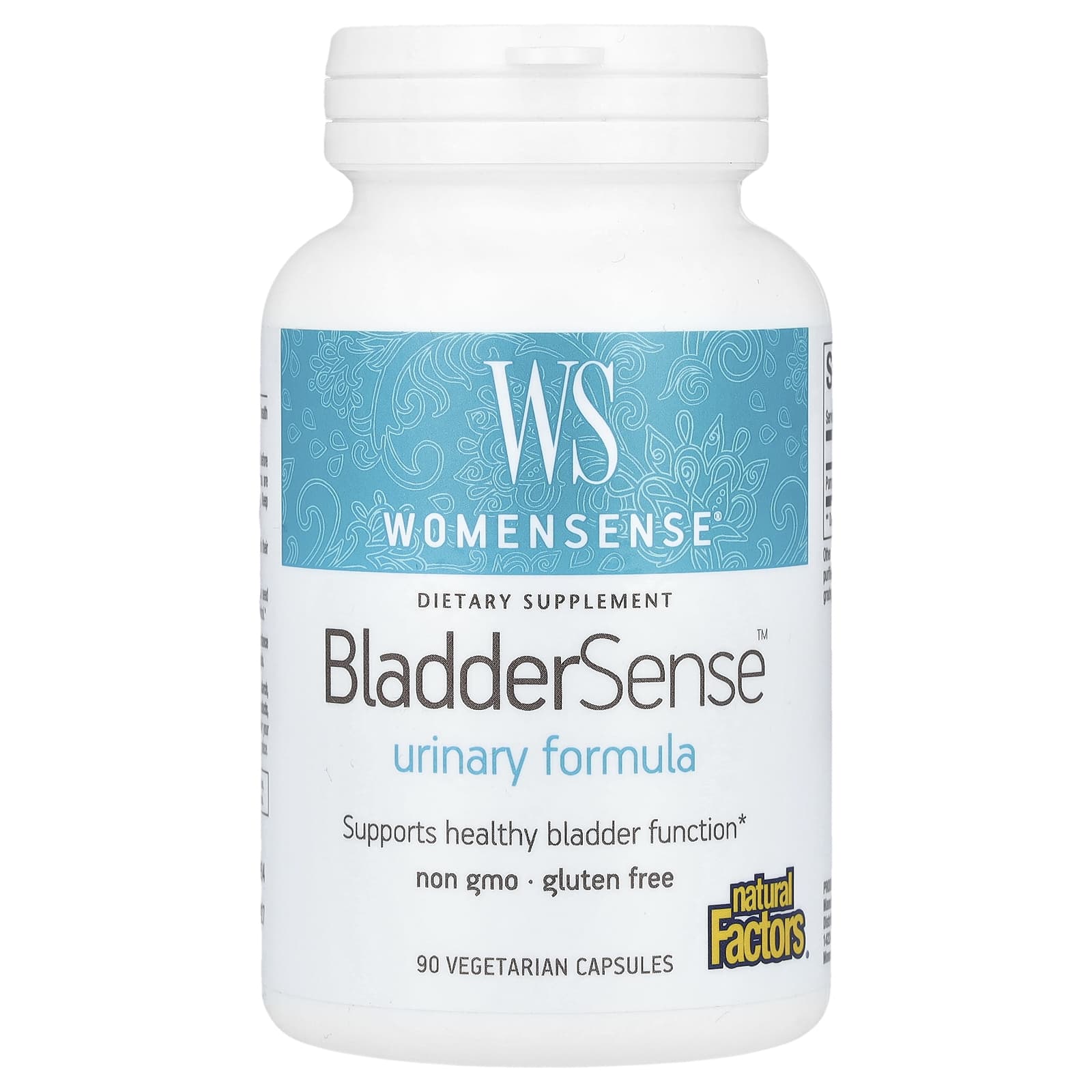 Natural Factors, Womensense, BladderSense, 90 Vegetarian Capsules - B06XT3FVJB