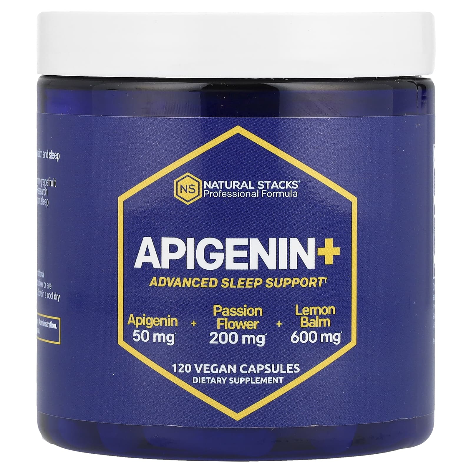 Natural Stacks, Apigenin+, 120 Vegan Capsules - B0CKZHTVS9