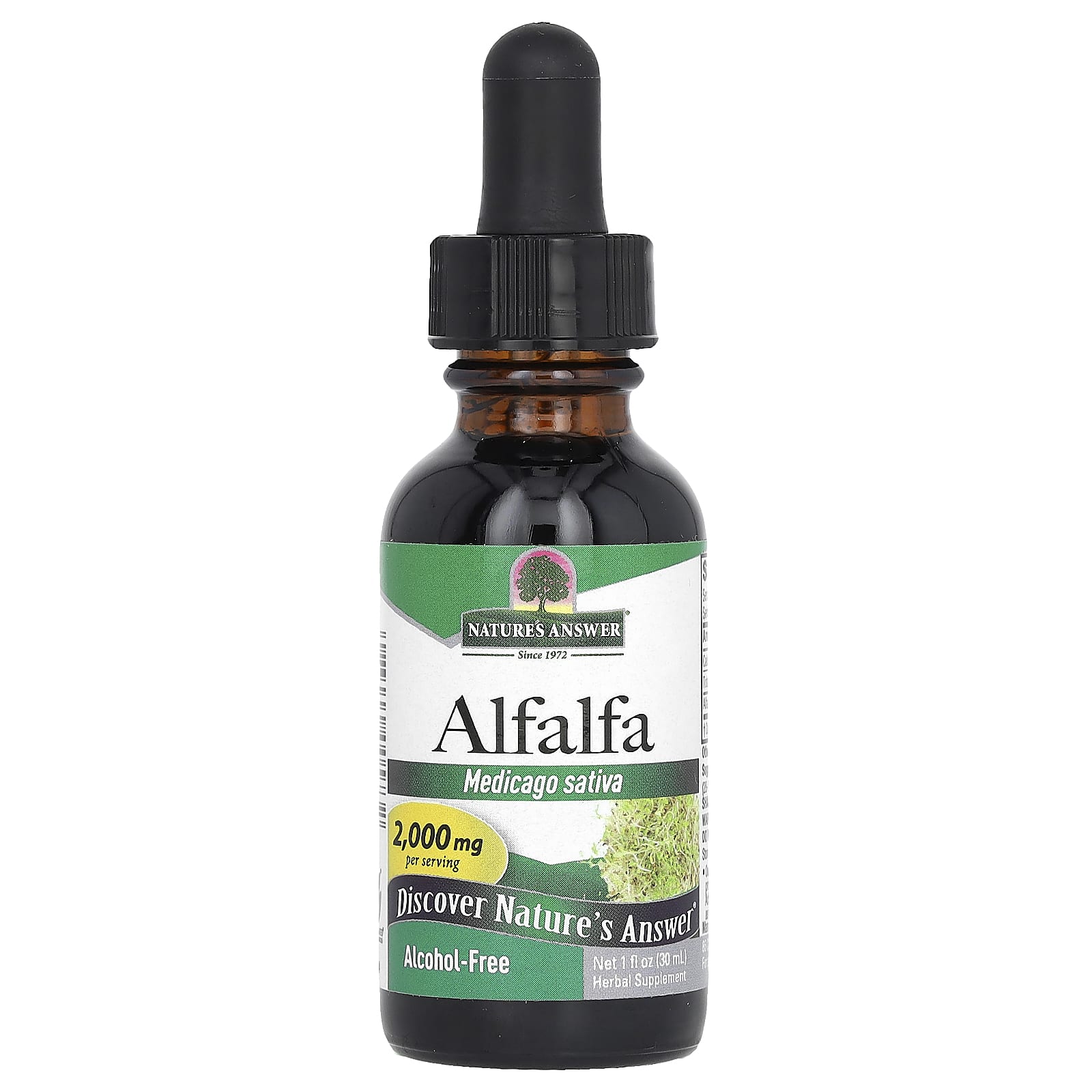 Nature's Answer, Alfalfa, Alcohol-Free, 2,000 mg , 1 fl oz (30 ml) - B00014HOKE