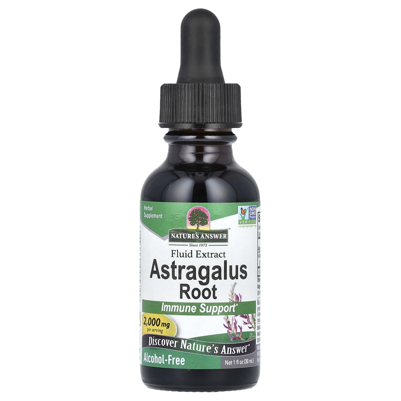 Nature's Answer, Astragalus Root, Fluid Extract, Alcohol-Free, 2,000 mg, 1 fl oz (30 ml) - B000ABCYGM