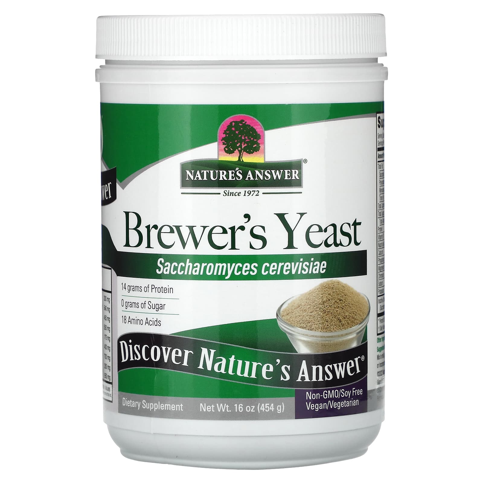 Nature's Answer, Brewer's Yeast , 16 oz (454 g) - B00H40OJ0G