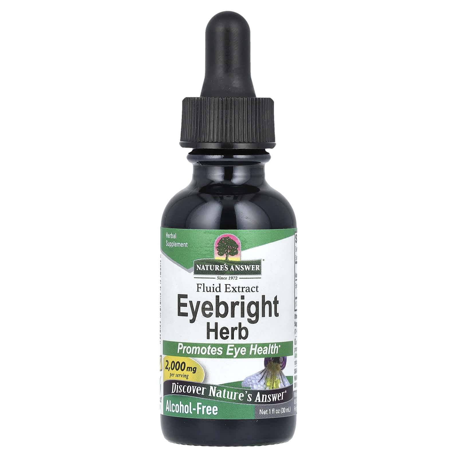 Nature's Answer, Eyebright Herb, Extract, Alcohol-Free, 2,000 mg, 1 fl oz (30 ml) - B000ACPZHG