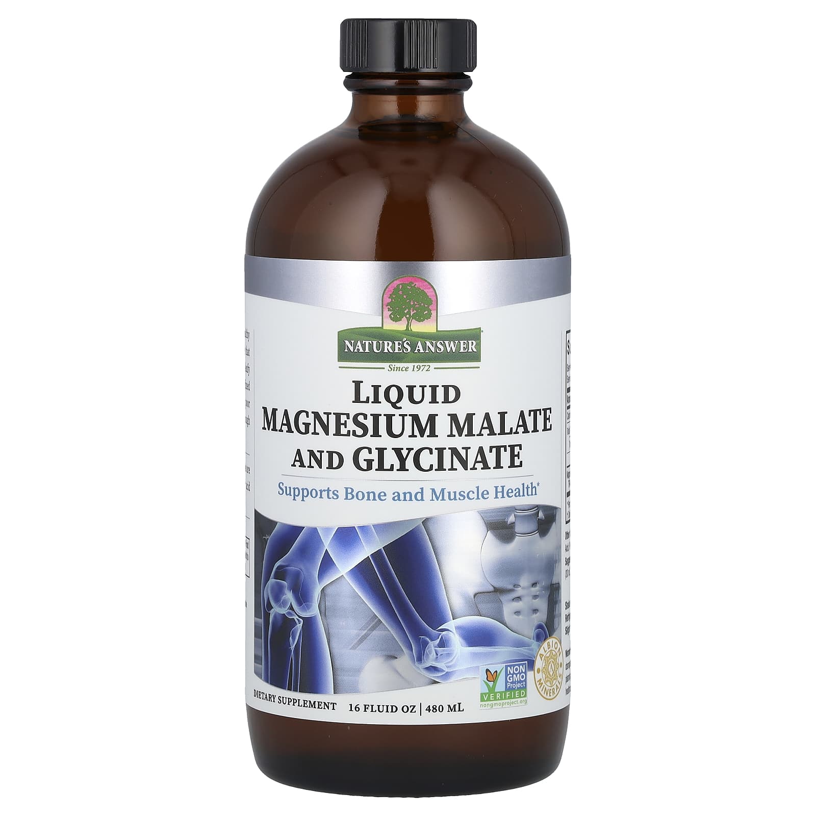Nature's Answer, Liquid Magnesium Malate and Glycinate, 16 fl oz (480 ml) - B004FTYVAC
