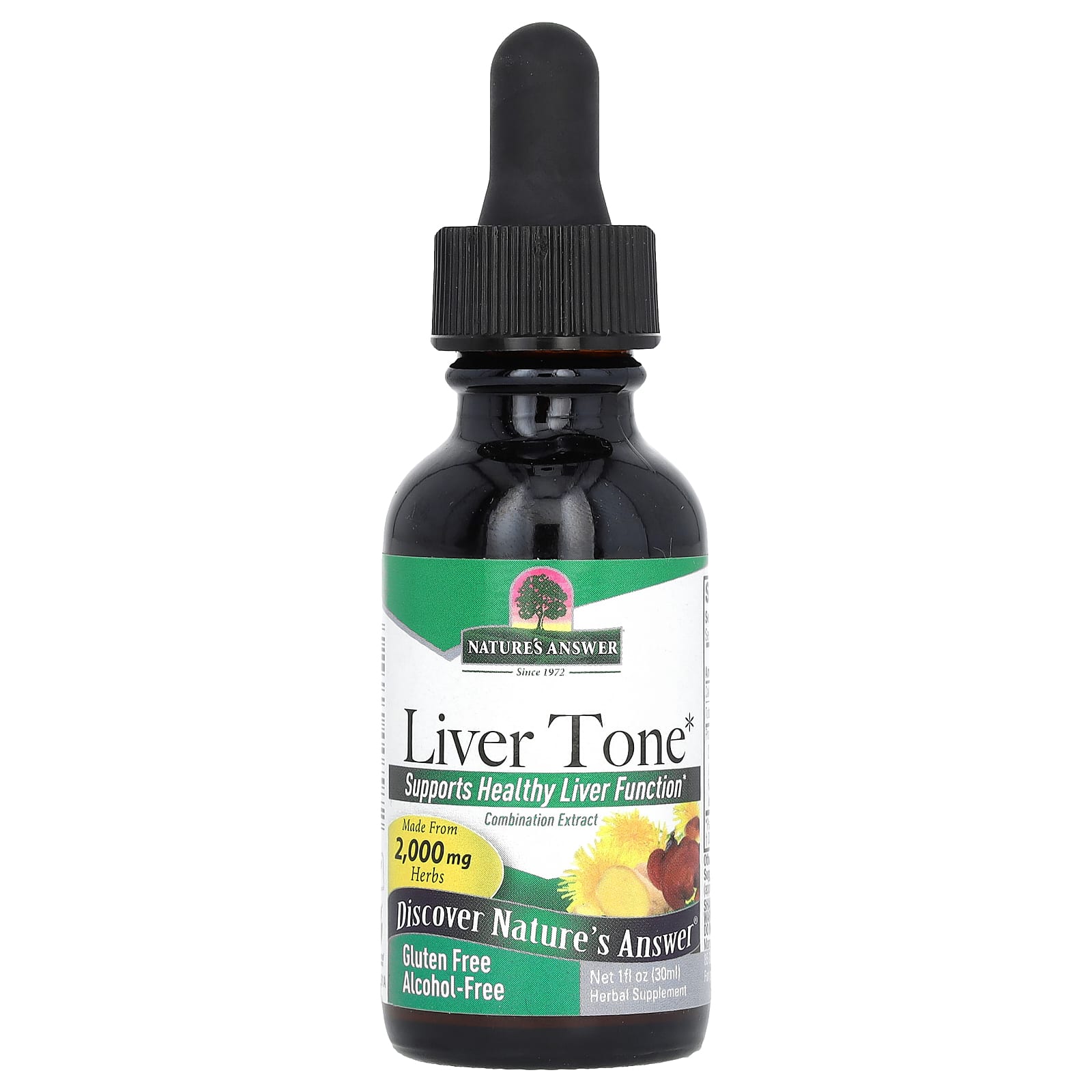 Nature's Answer, Liver Tone, Alcohol-Free, 2,000 mg, 1 fl oz (30 ml) - B000Q4295E