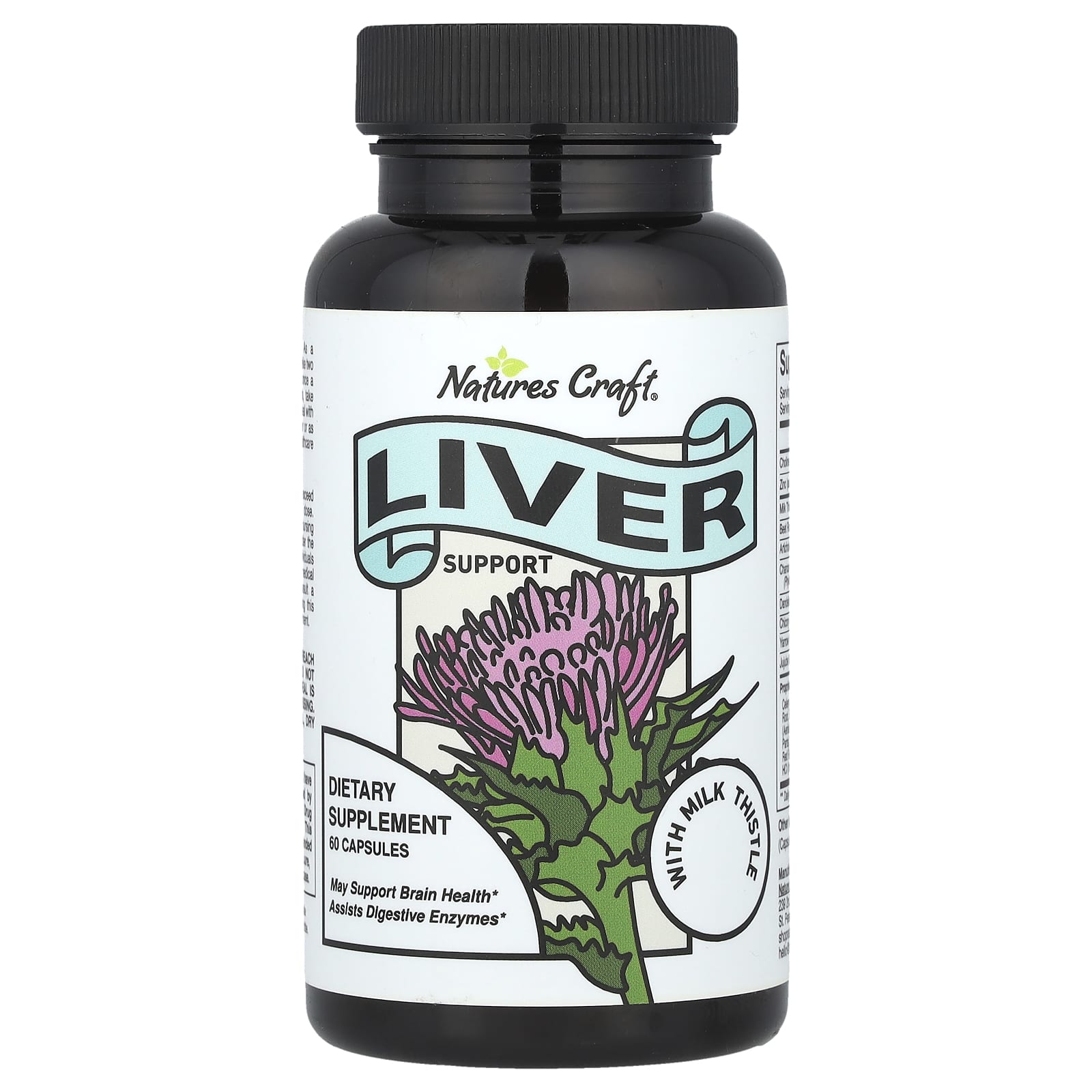 Nature's Craft, Liver Support, 60 Capsules - 