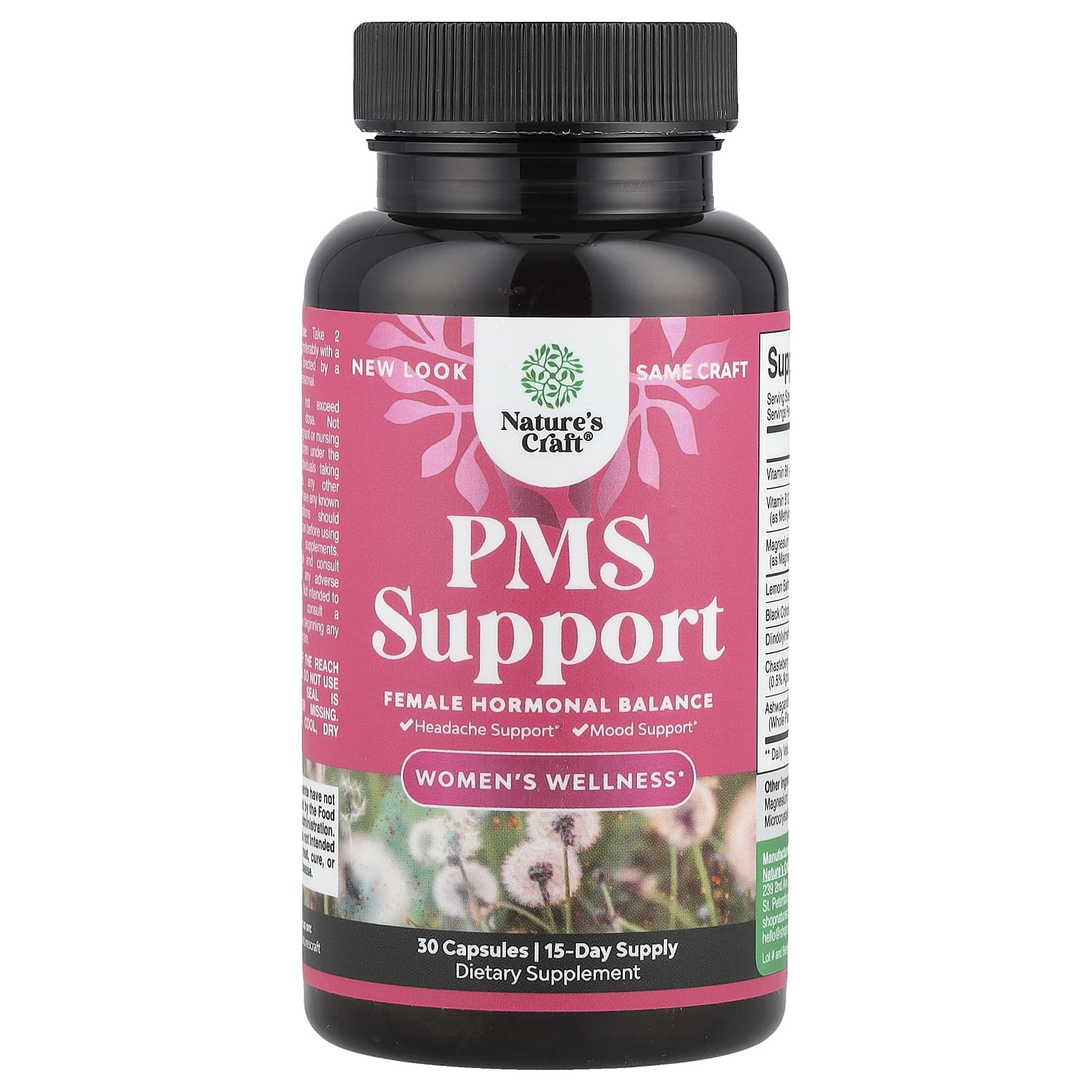 Nature's Craft, Women's Wellness, PMS Support, 30 Capsules - 