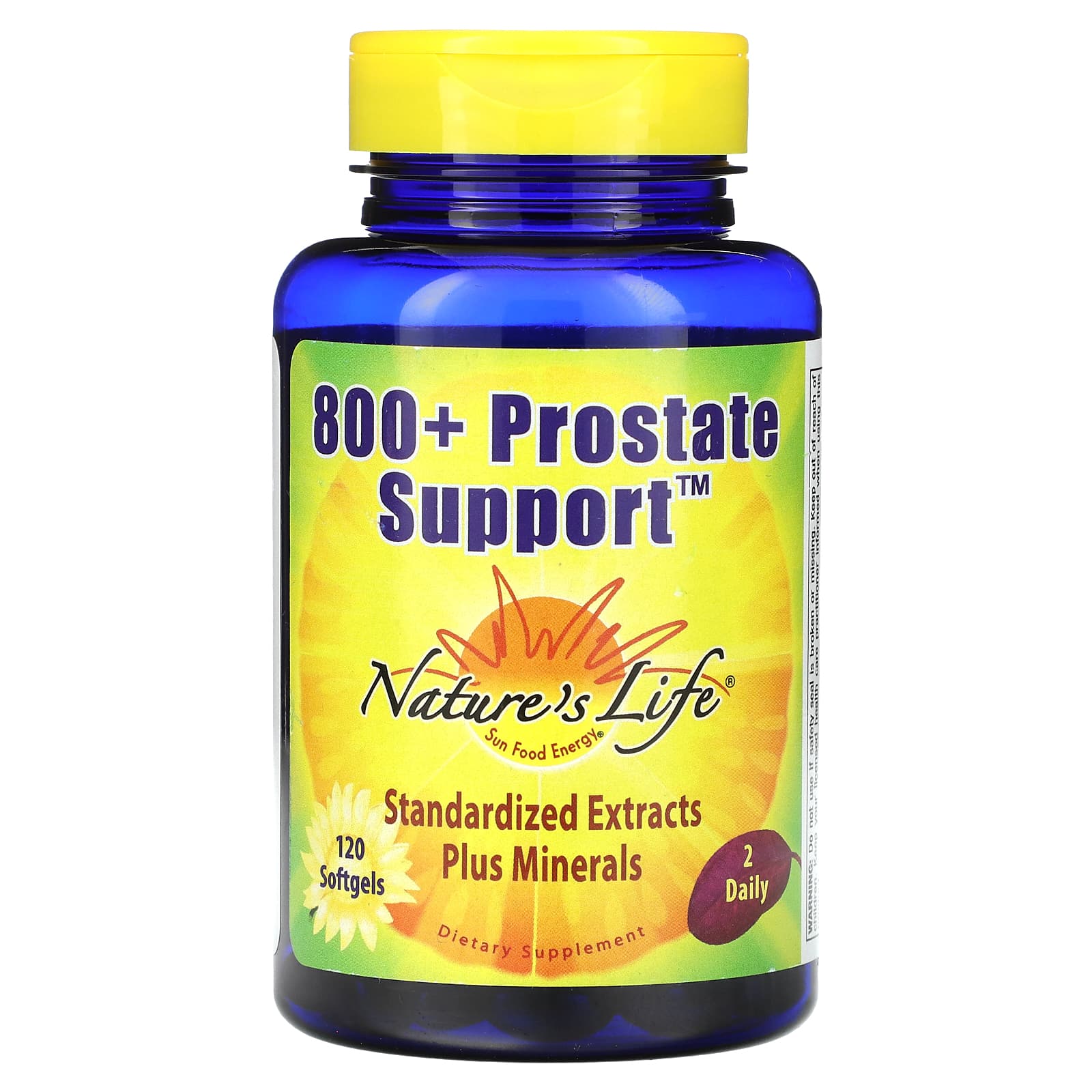 Nature's Life, 800+ Prostate Support, 120 Softgels - B00020IHE4