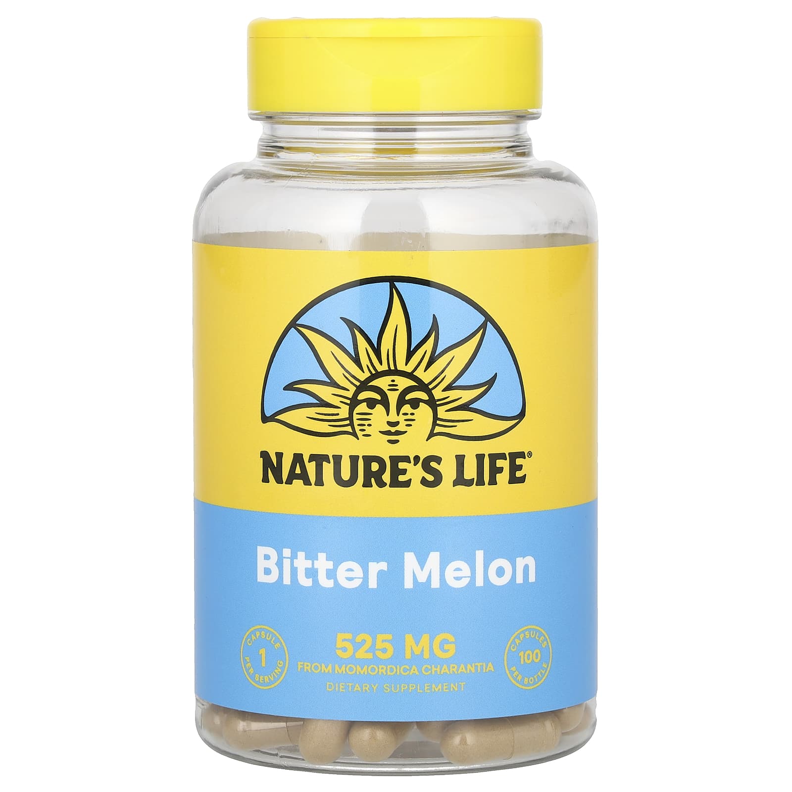 Nature's Life, Bitter Melon, 525 mg, 100 Capsules - B0748CHWC3