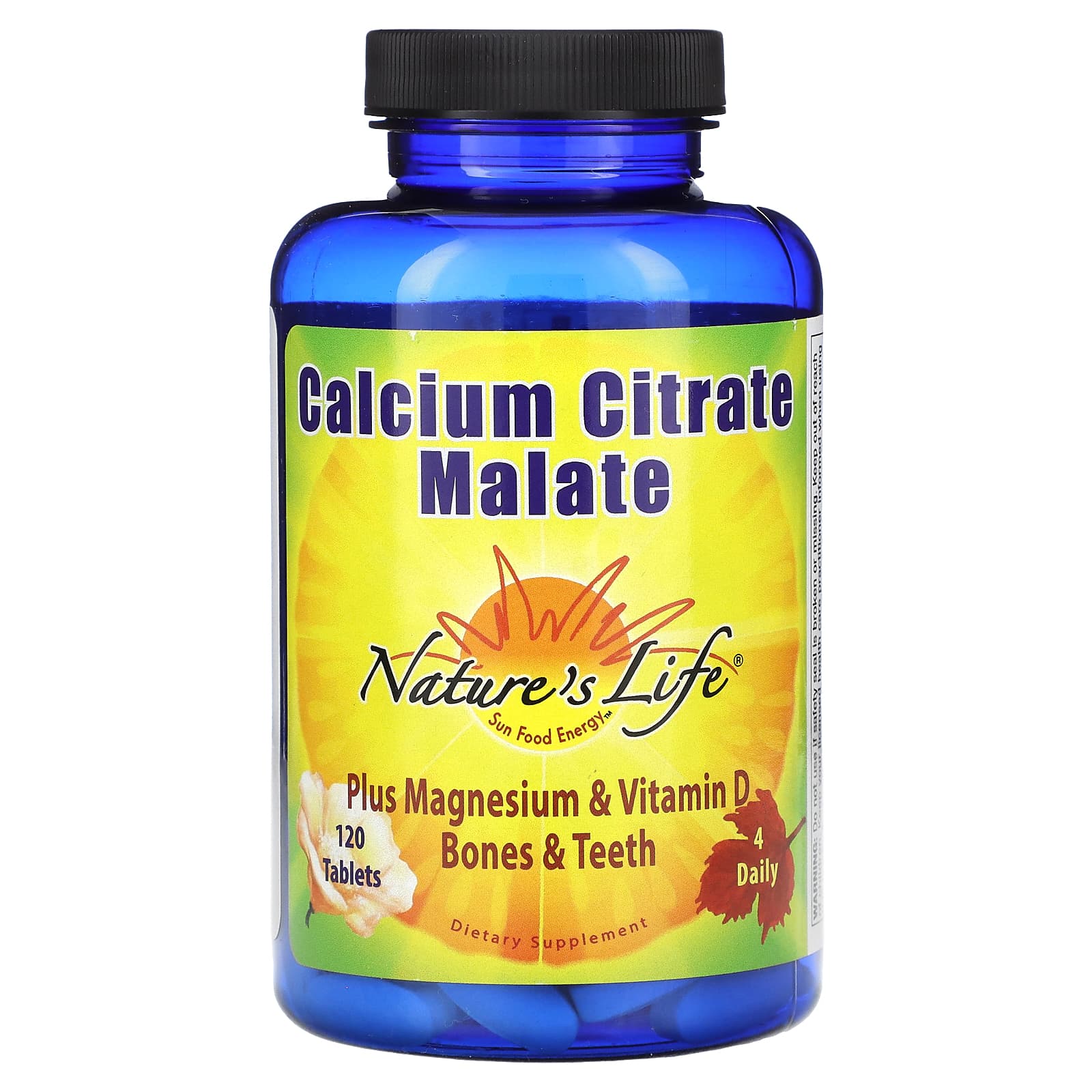 Nature's Life, Calcium Citrate Malate, 120 Tablets - B000I4DGR2