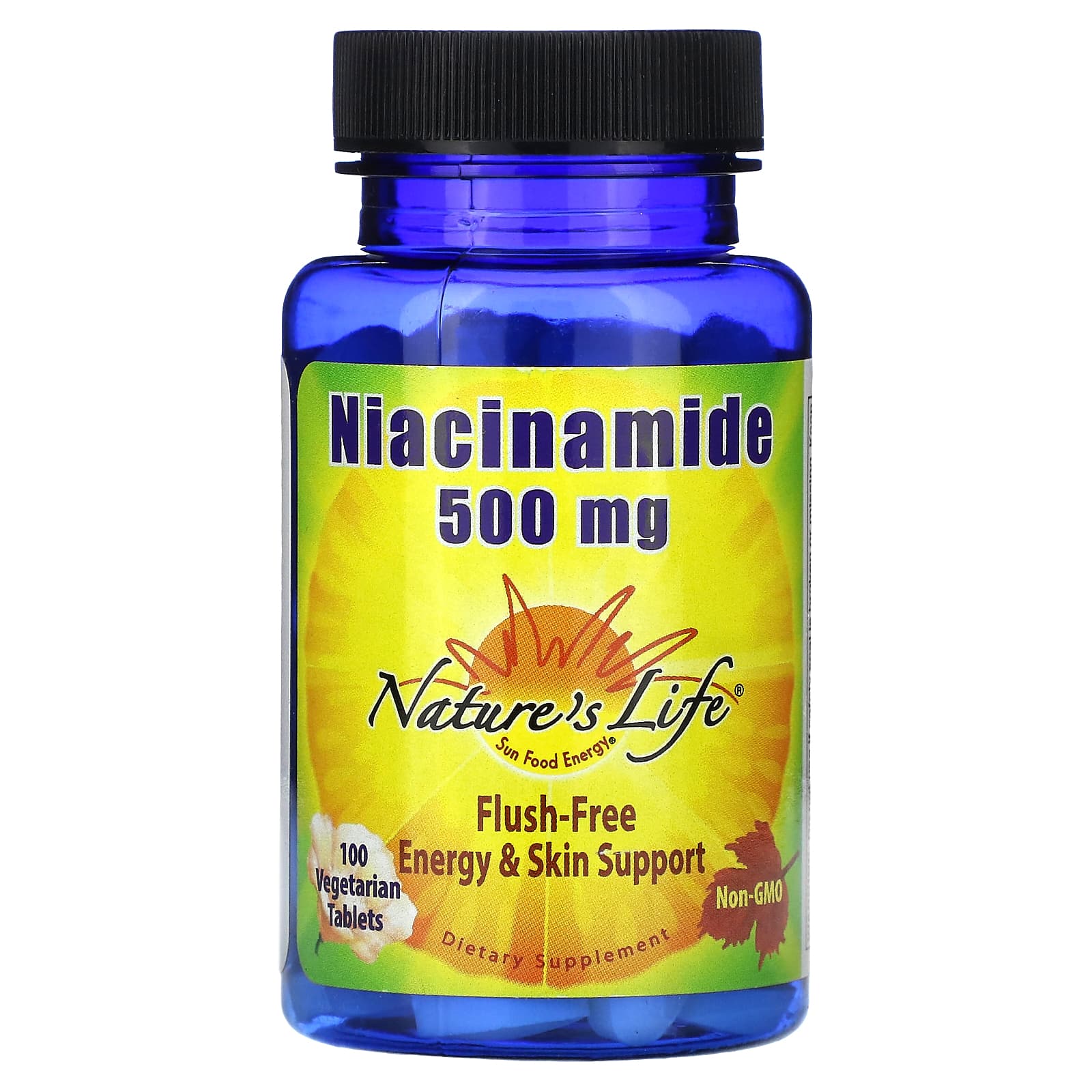 Nature's Life, Niacinamide, 500 mg, 100 Vegetarian Tablets - B00020IFSC