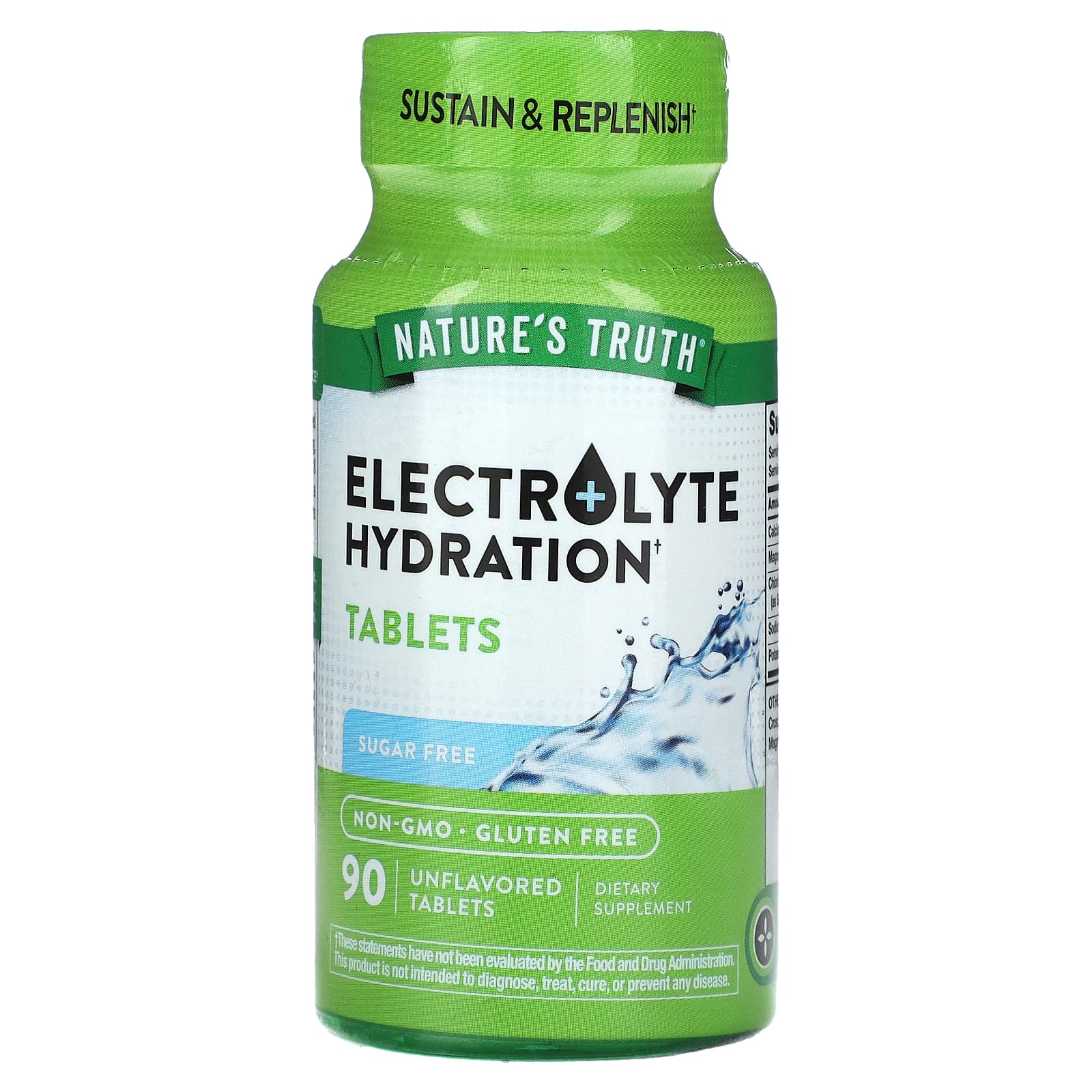 Nature's Truth, Electrolyte Hydration, Unflavored, 90 Tablets - B0C3WMGB7R