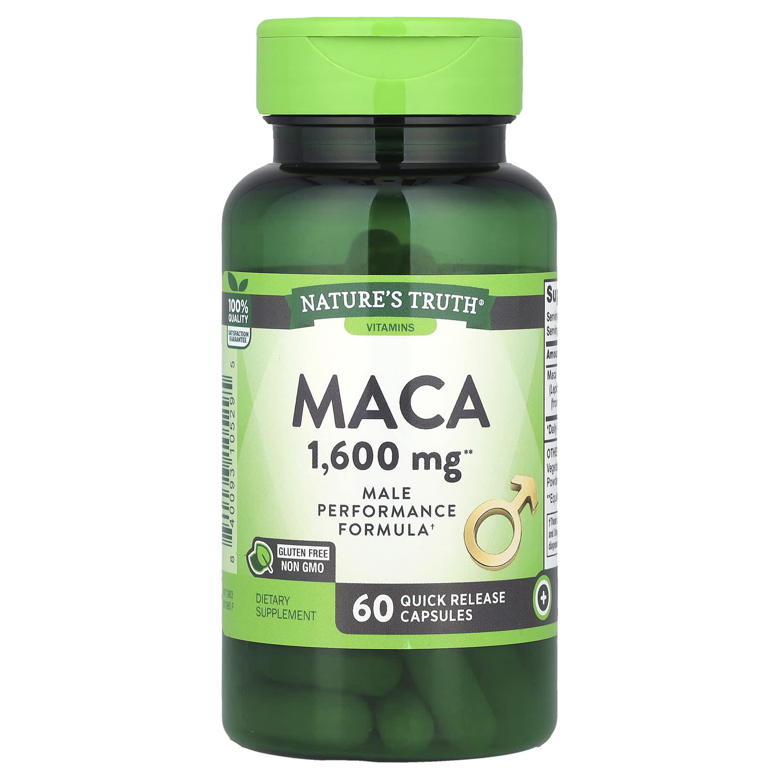 Nature's Truth, Maca, 1,600 mg, 60 Quick Release Capsules - B07X4BCB1N