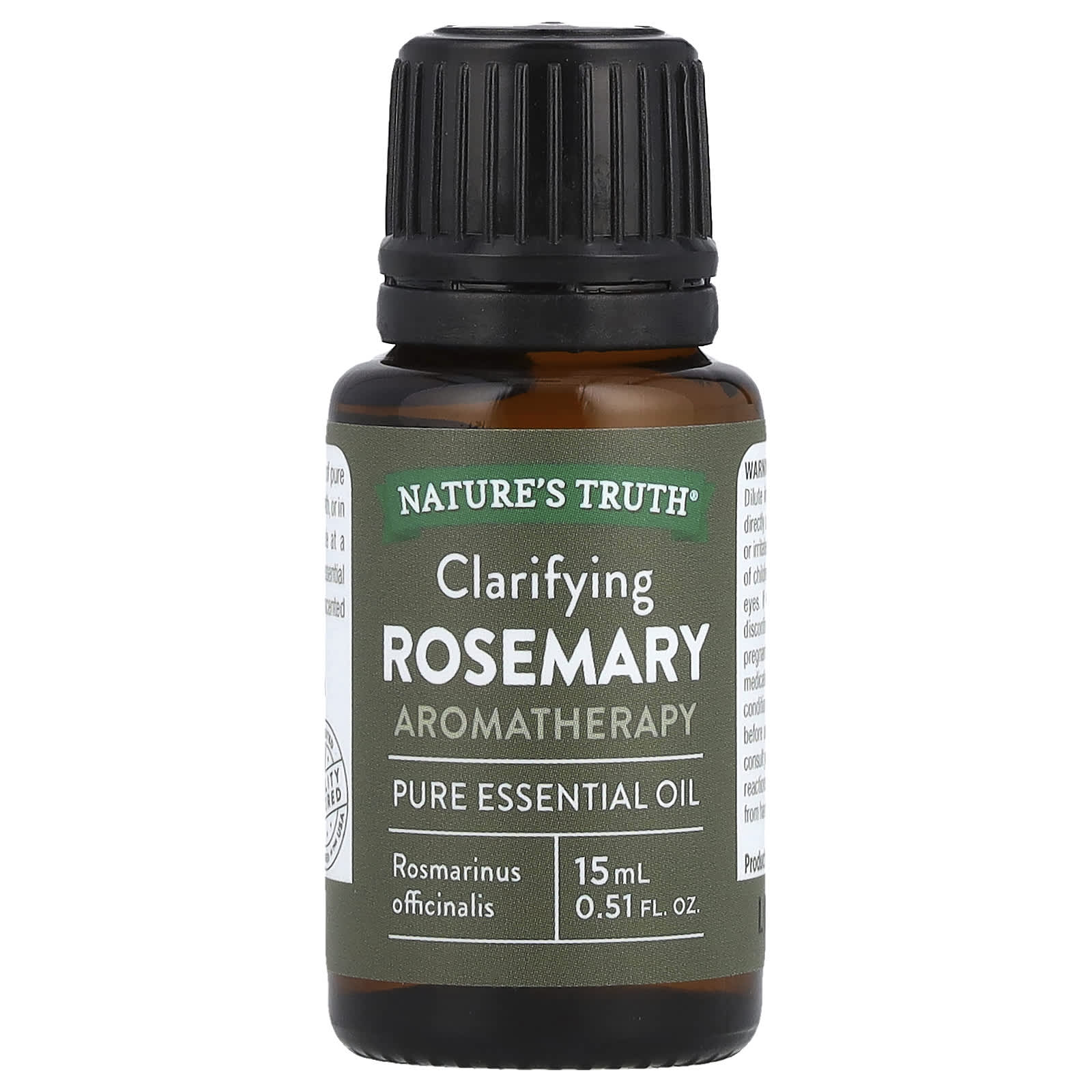 Nature's Truth, Pure Essential Oil, Clarifying Rosemary, 0.51 fl oz (15 ml) - B011NLRIBI