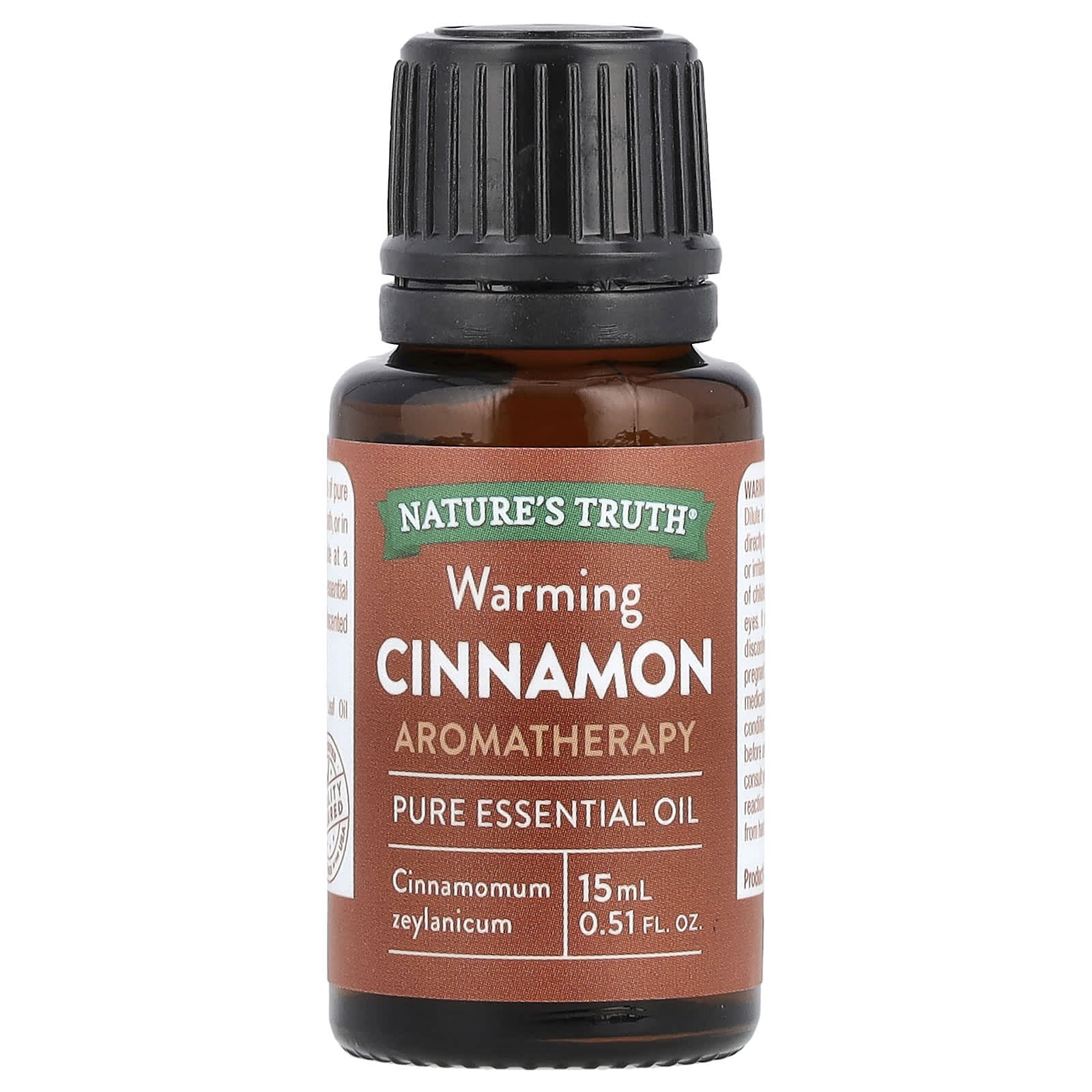 Nature's Truth, Pure Essential Oil, Warming Cinnamon, 0.51 fl oz (15 ml) - B011NLR7PA
