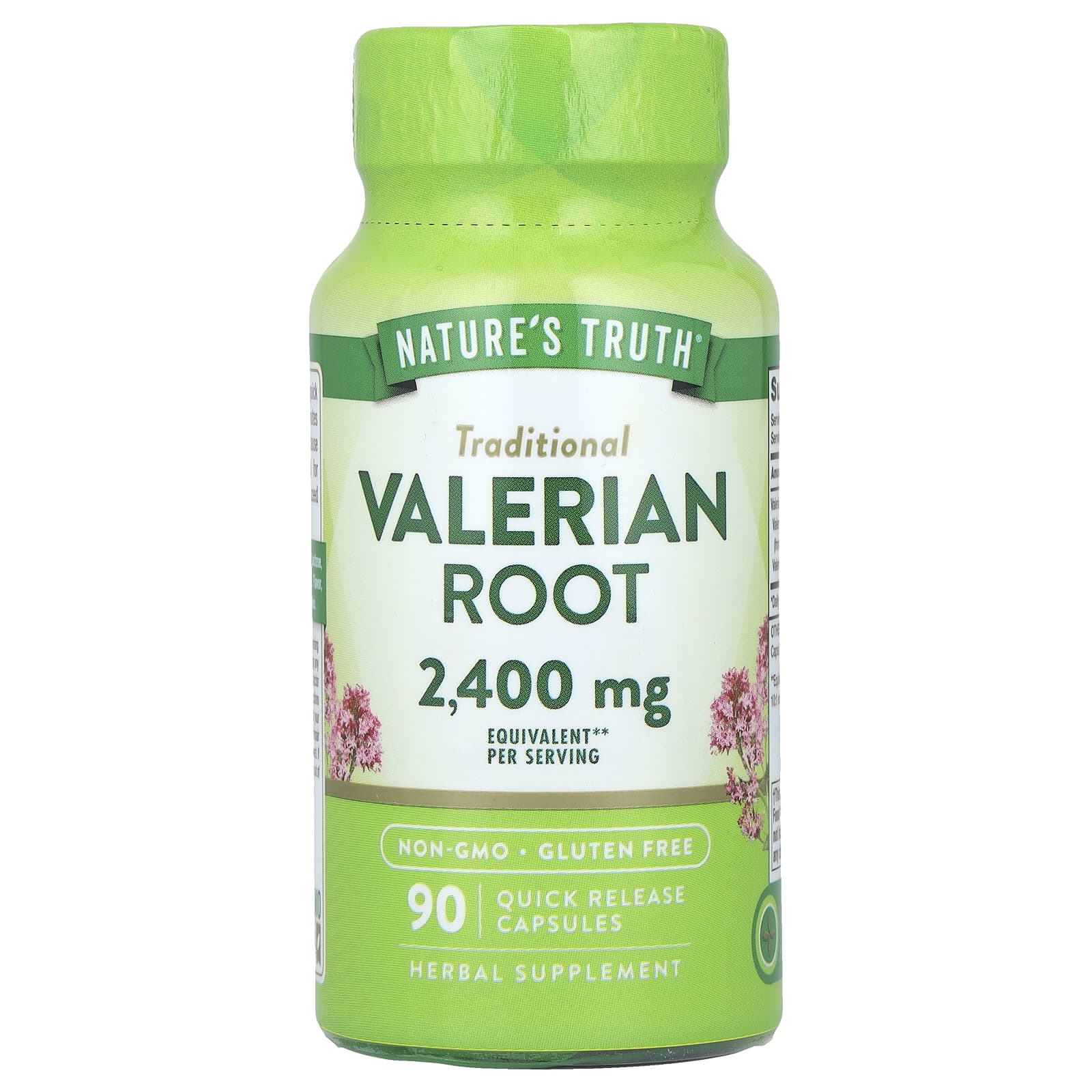 Nature's Truth, Valerian Root, 2,400 mg, 90 Quick Release Capsules (1,200 mg per Capsule)