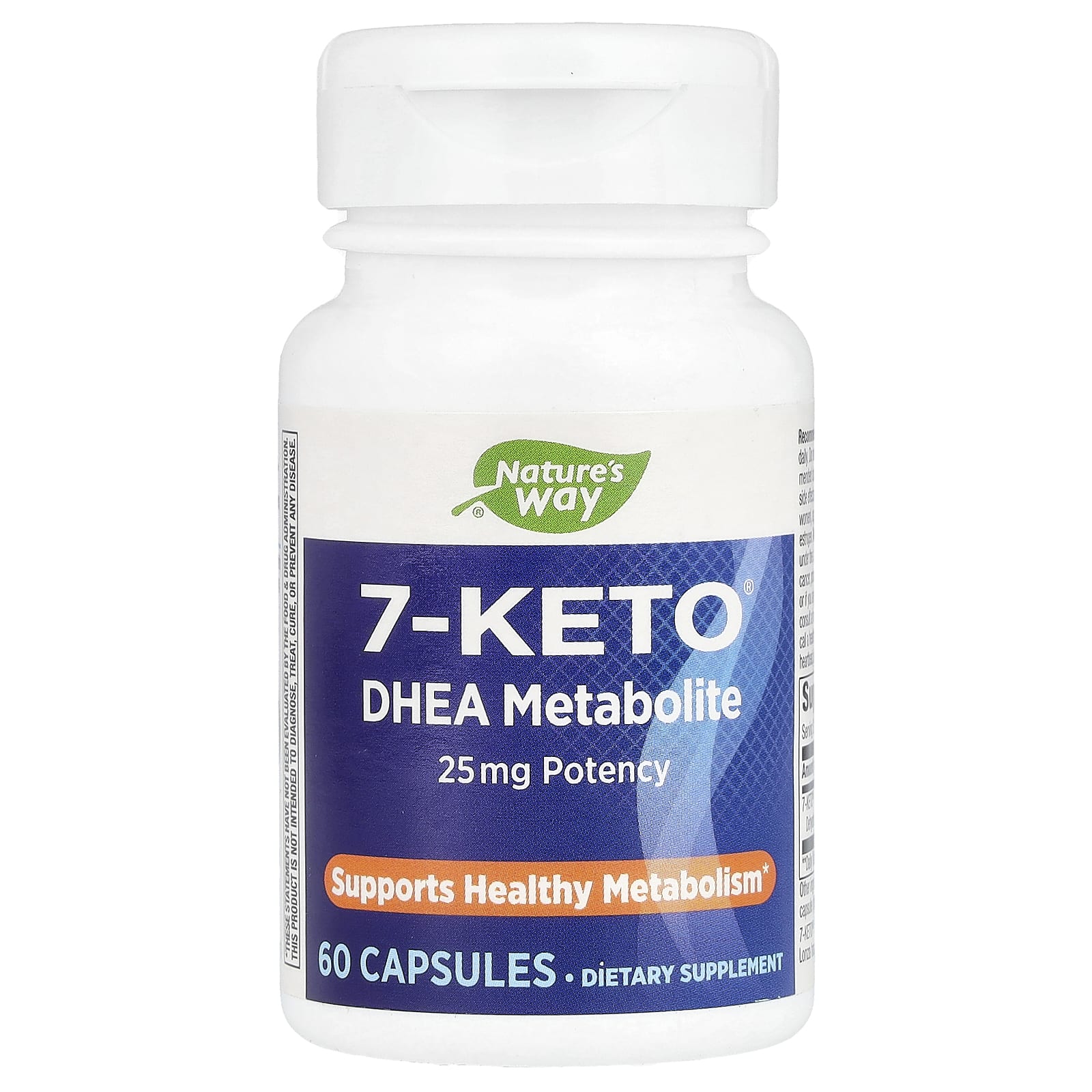 Nature's Way, 7-KETO®, DHEA Metabolite, 25 mg, 60 Capsules - B0013OQ9XY