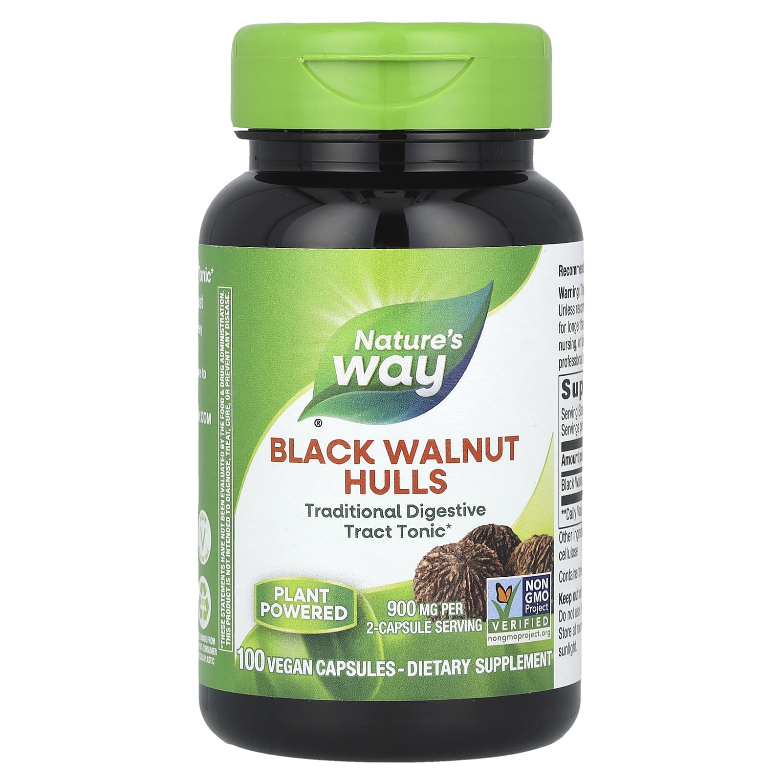 Nature's Way, Black Walnut Hulls, 900 mg, 100 Vegan Capsules (450 mg per Capsule) - B00020HR9A