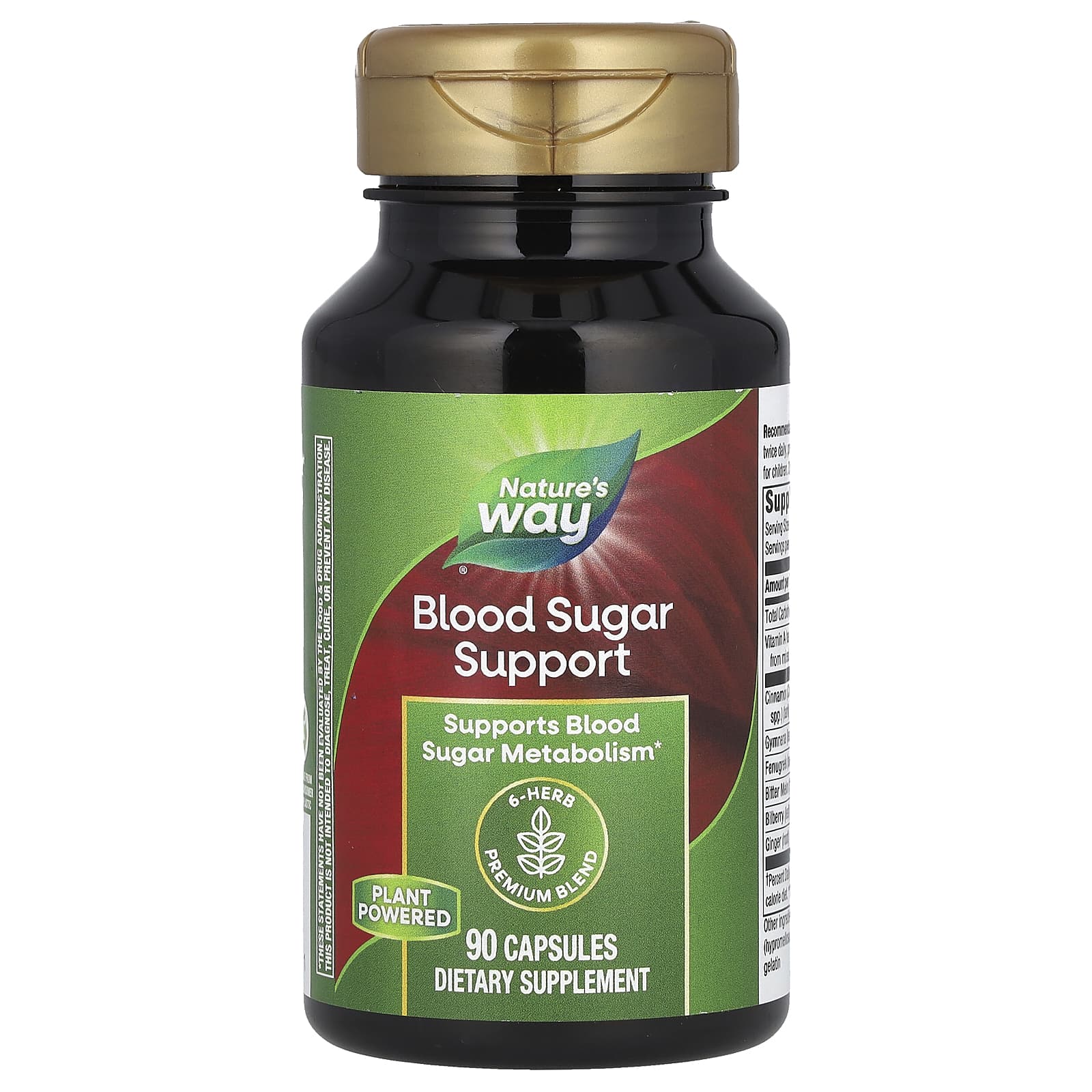 Nature's Way, Blood Sugar Support, 90 Capsules - 
