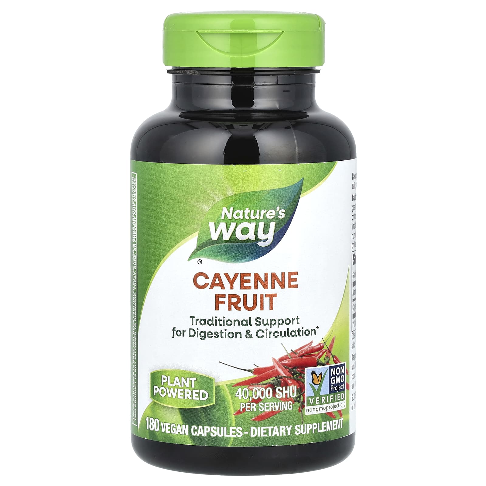 Nature's Way, Cayenne Fruit, 40,000 SHU, 180 Vegan Capsules - B00014G25W