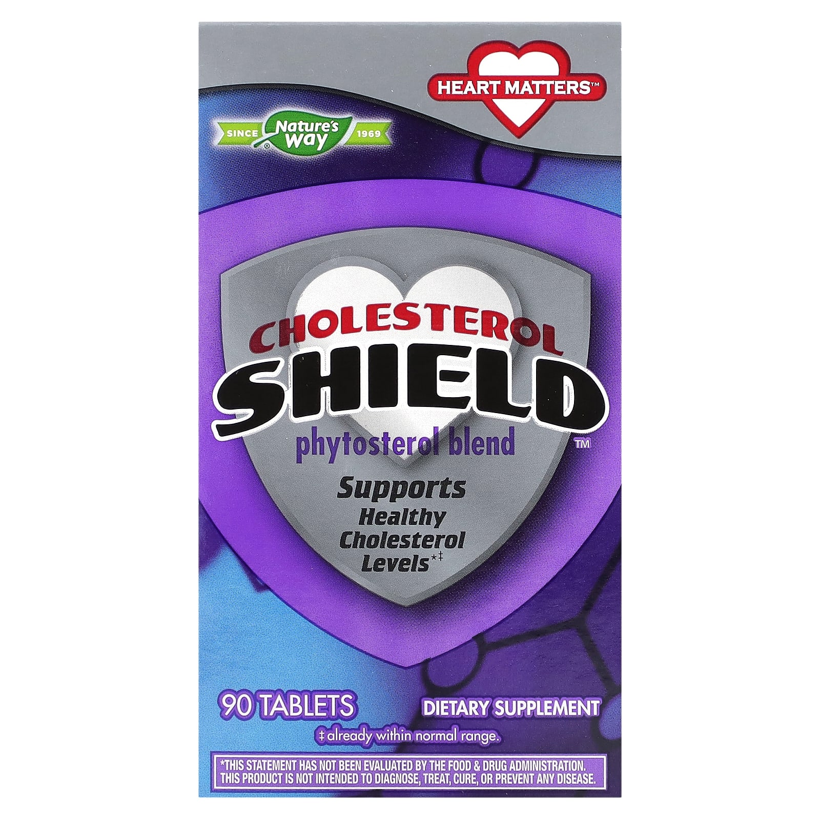 Nature's Way, Cholesterol Shield , 90 Tablets - B0013OVE52