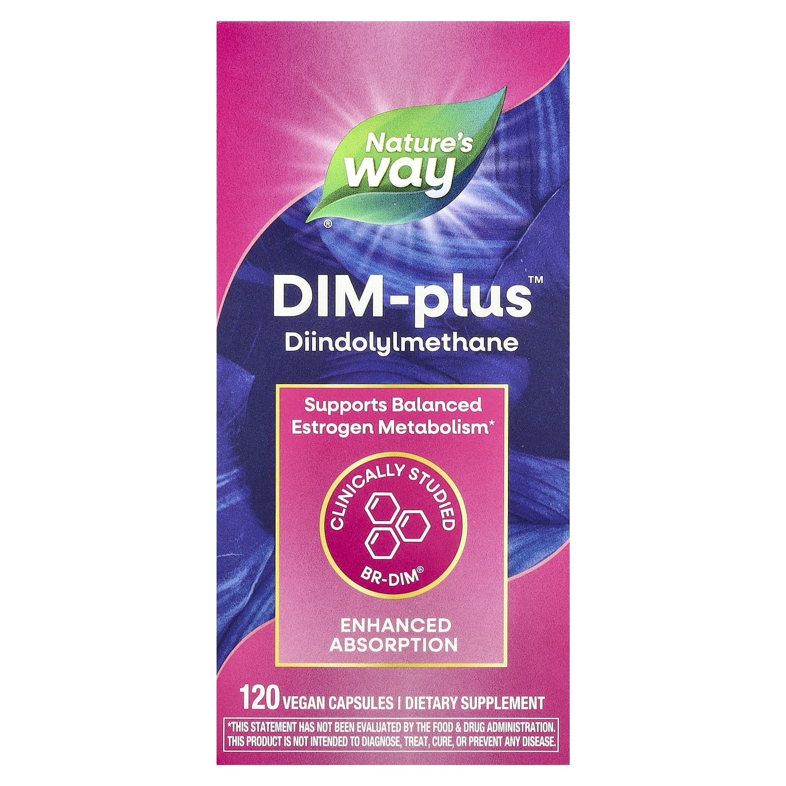 Nature's Way, DIM-Plus™, 120 Vegan Capsules - B0009F3RP6