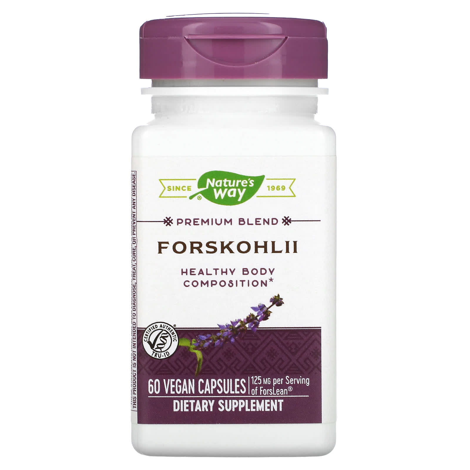 Nature's Way, Forskohlii, 125 mg, 60 Vegan Capsules - B00CE4OAIS