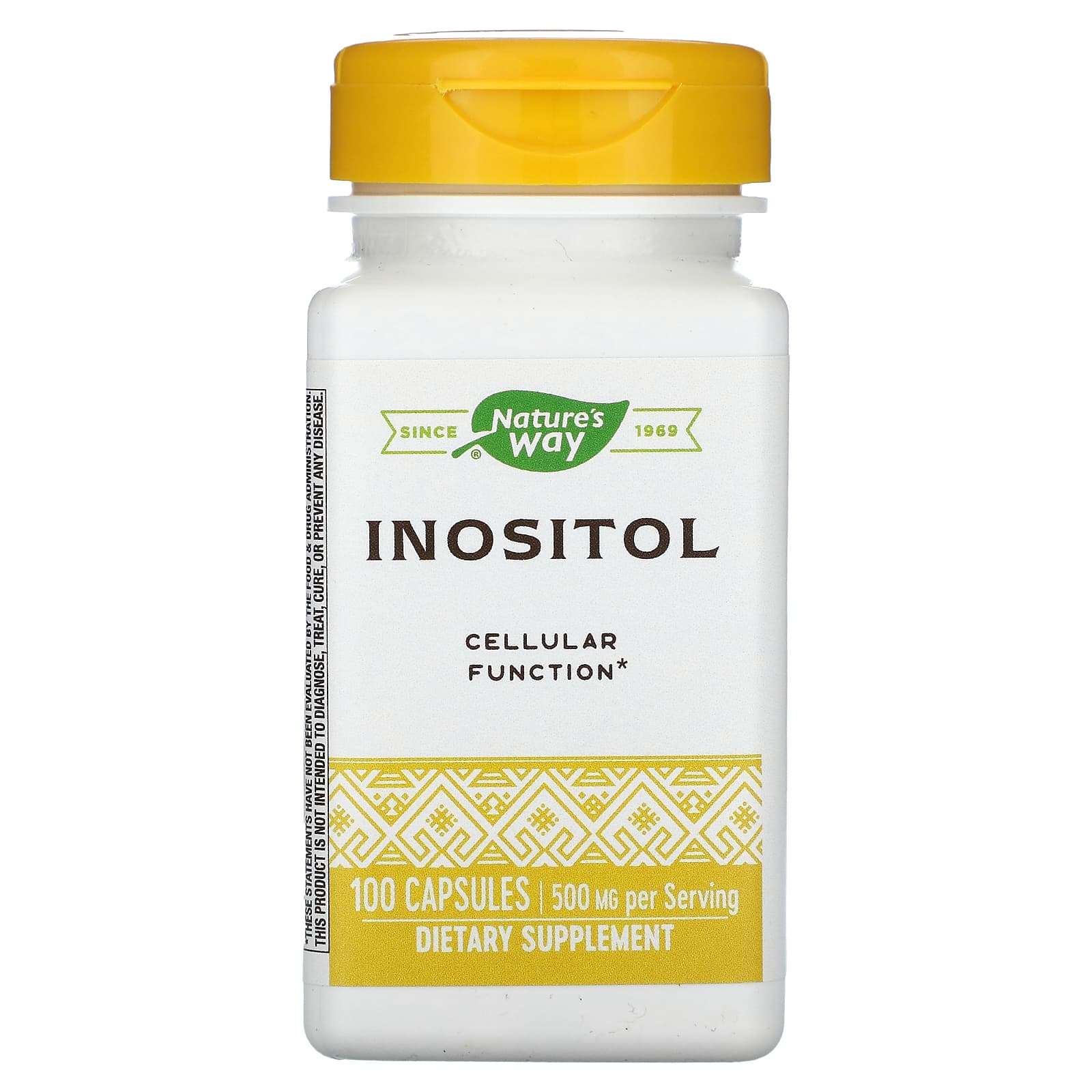 Nature's Way, Inositol, 500 mg, 100 Capsules - B006JG59LY